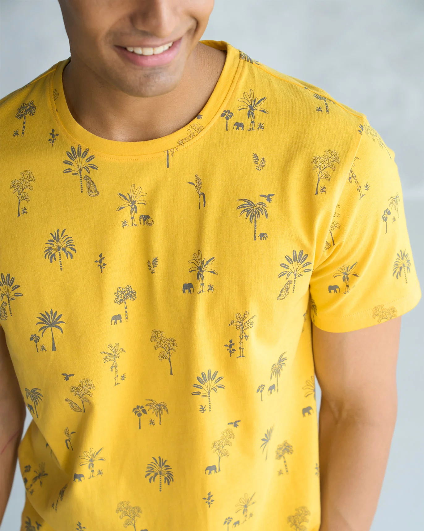 Jungle T-shirt - Yellow - Image 2