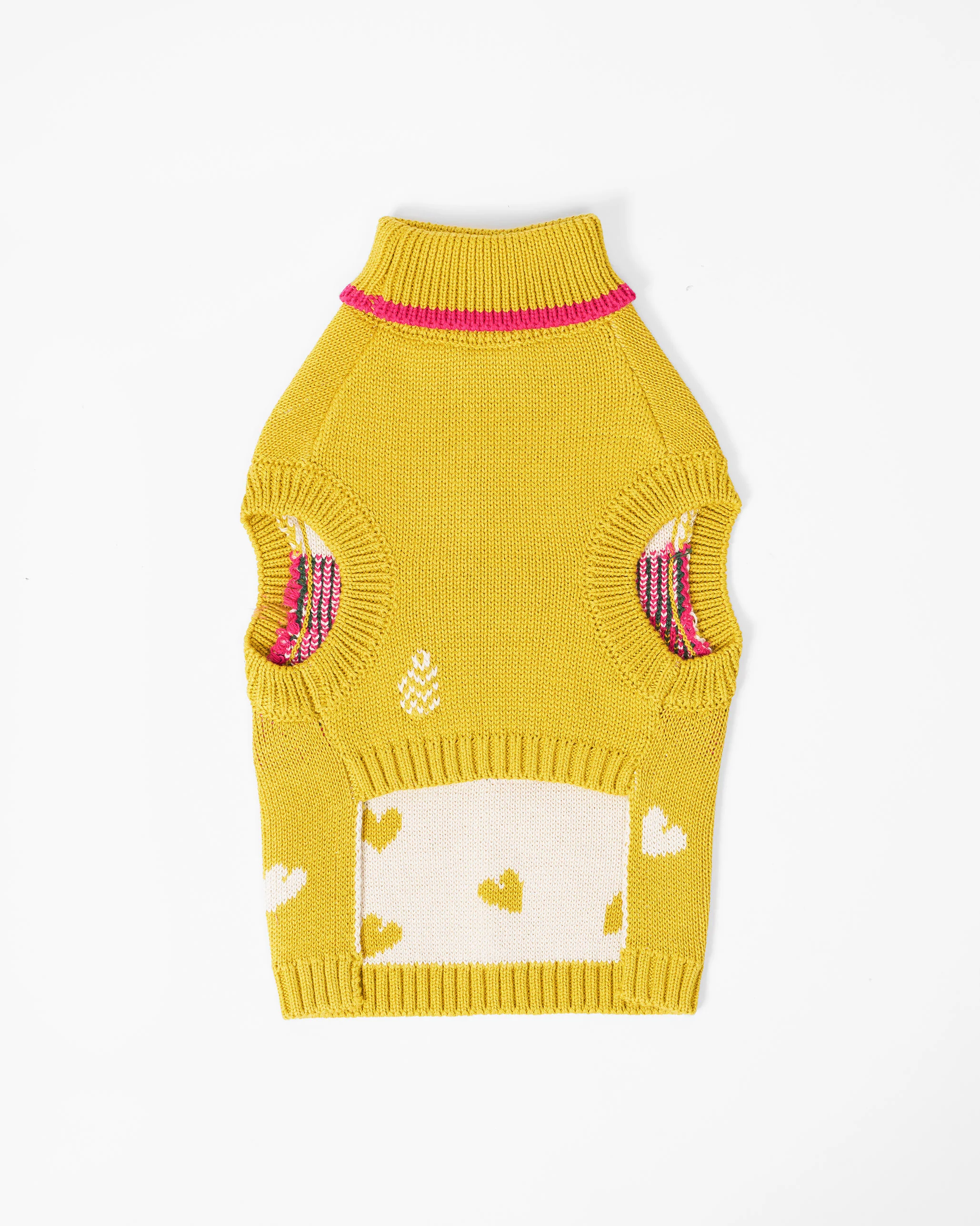 Jurassic Bark Dog Sweater - Chartreuse - Image 4
