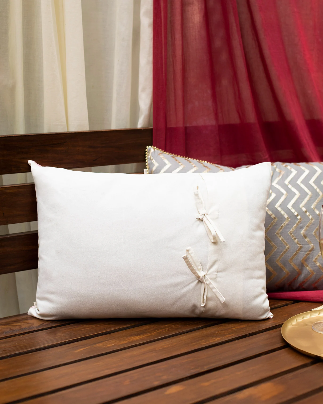 Kaas Chanderi Pillow Cover - Image 3
