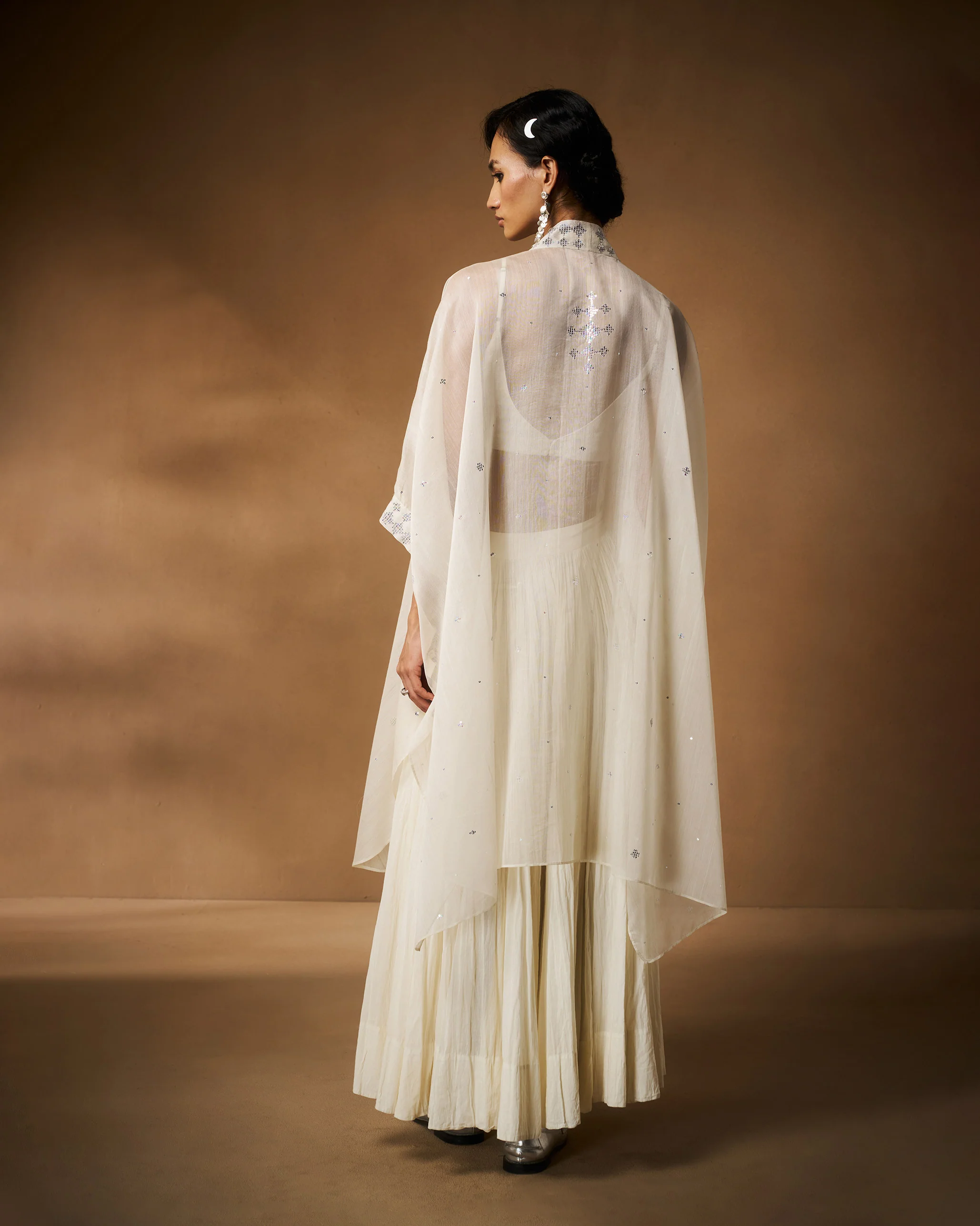 Kaia Overlay - Ivory Hand Embroidered - Image 5