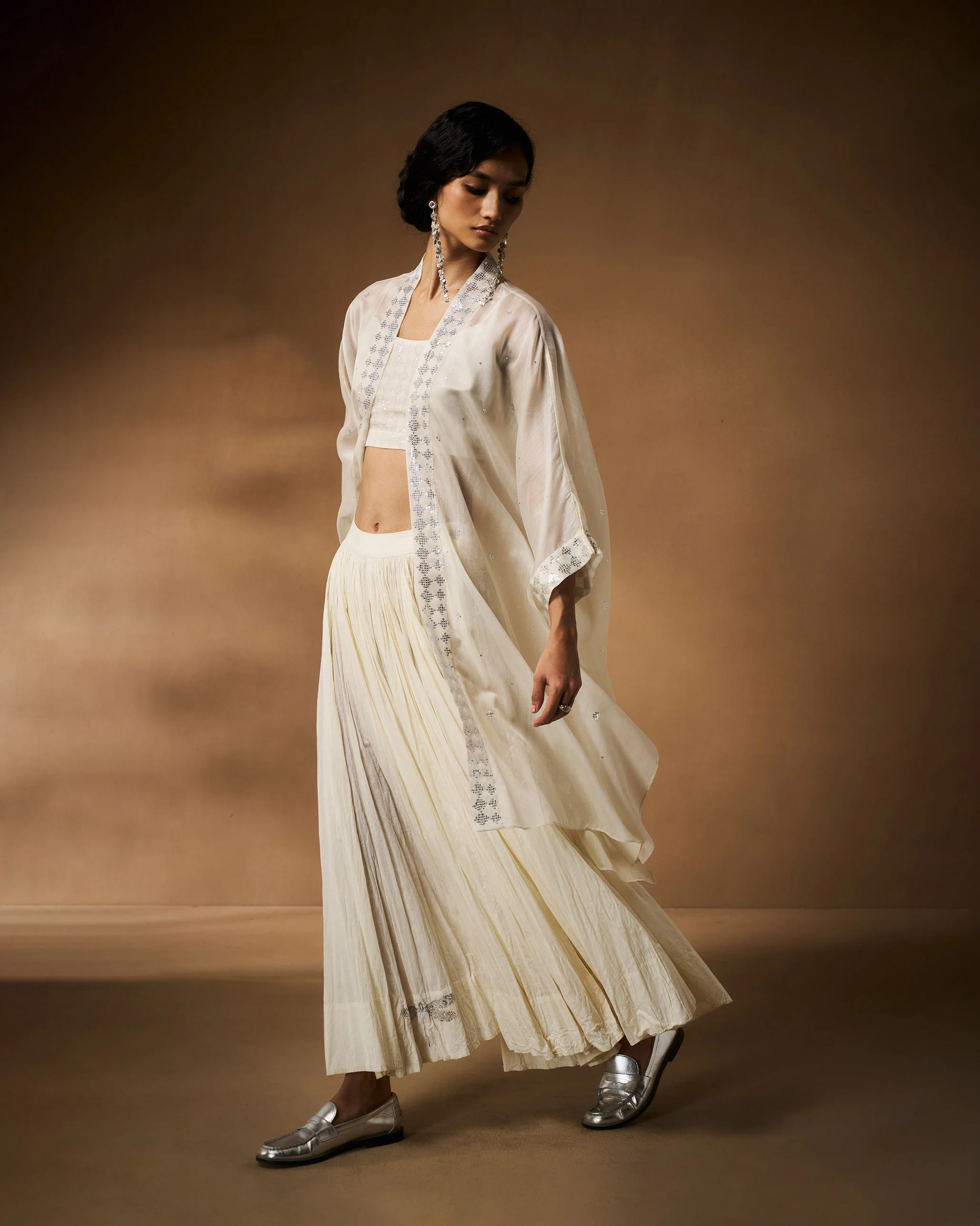 Kaia Overlay - Ivory Hand Embroidered - Image 6