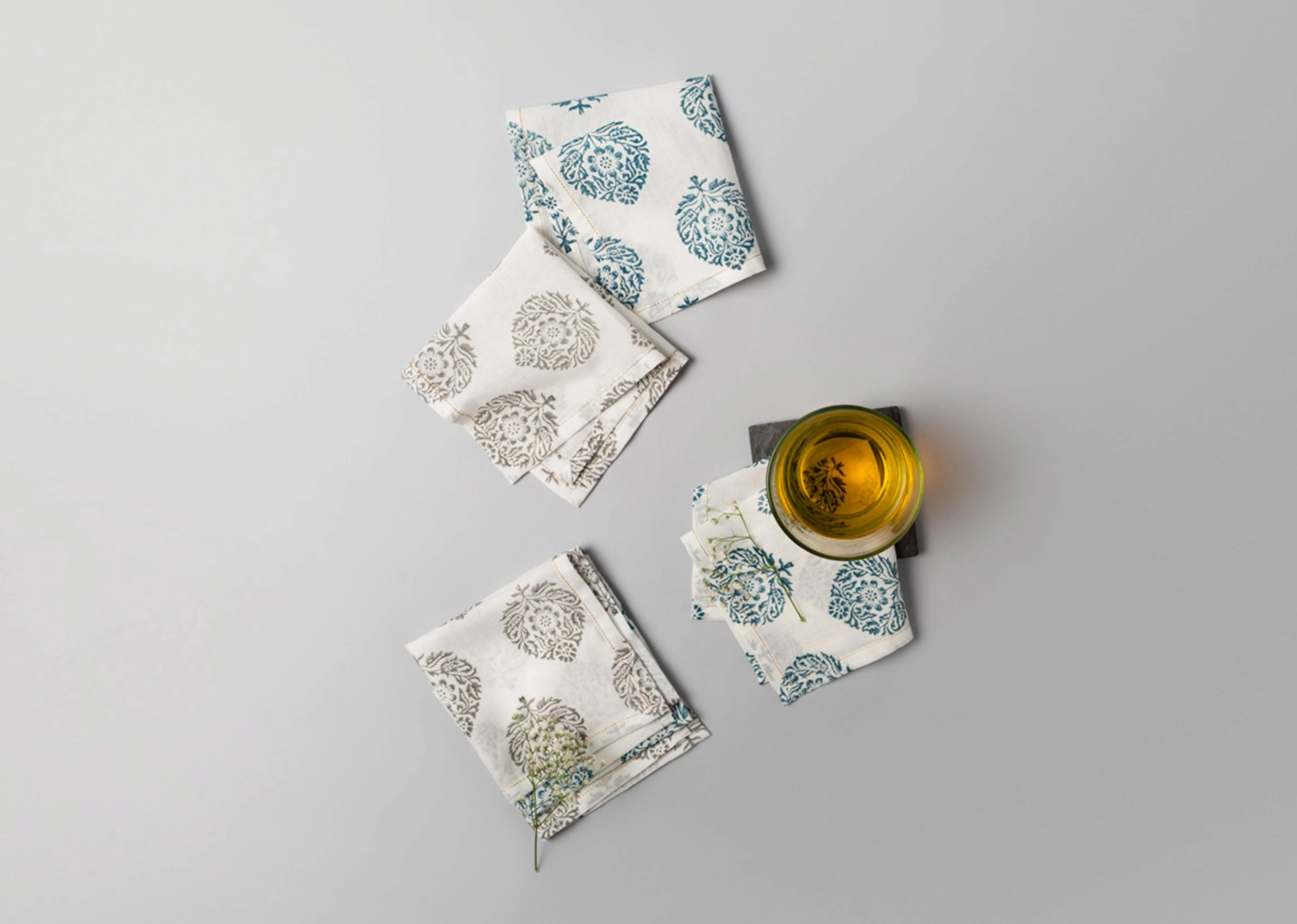 Kaika Cocktail Napkins (Set of 6) - Multi - Image 3
