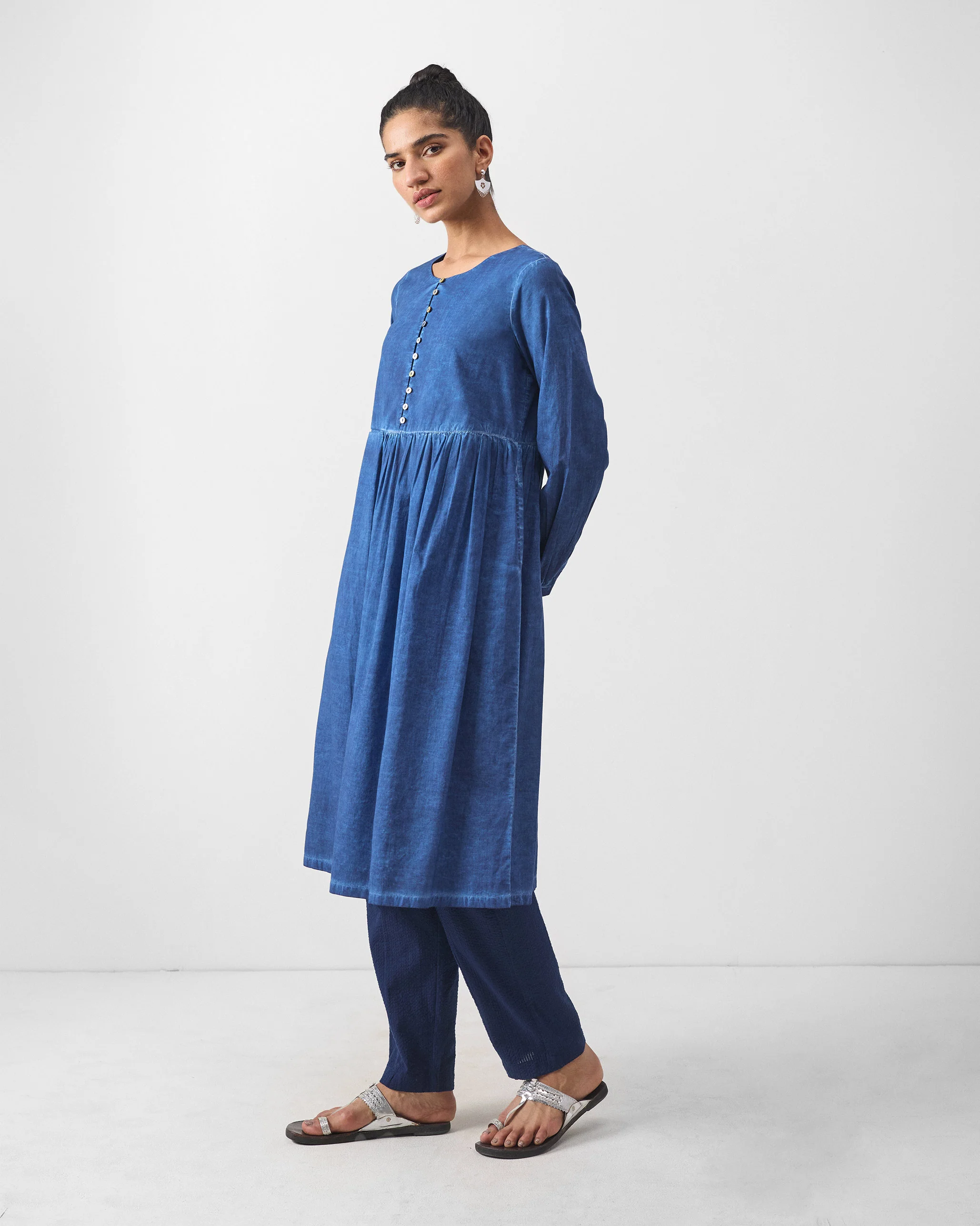 Kaiteki Pants - Navy Seersucker - Image 6