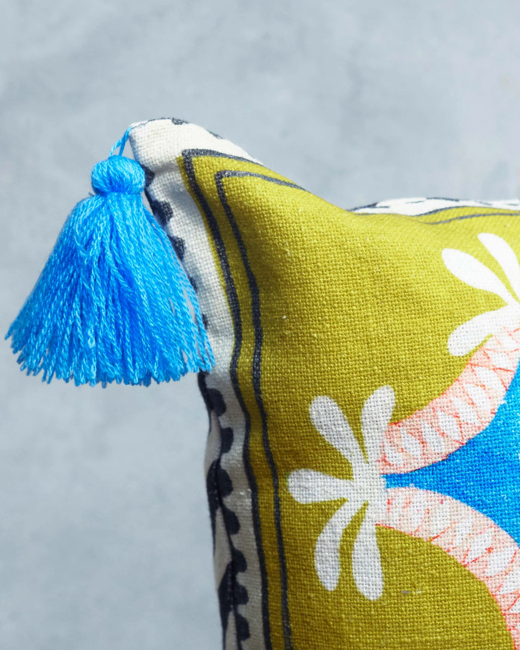 Kaleidoscope Cushion Cover - Yellow - Image 2