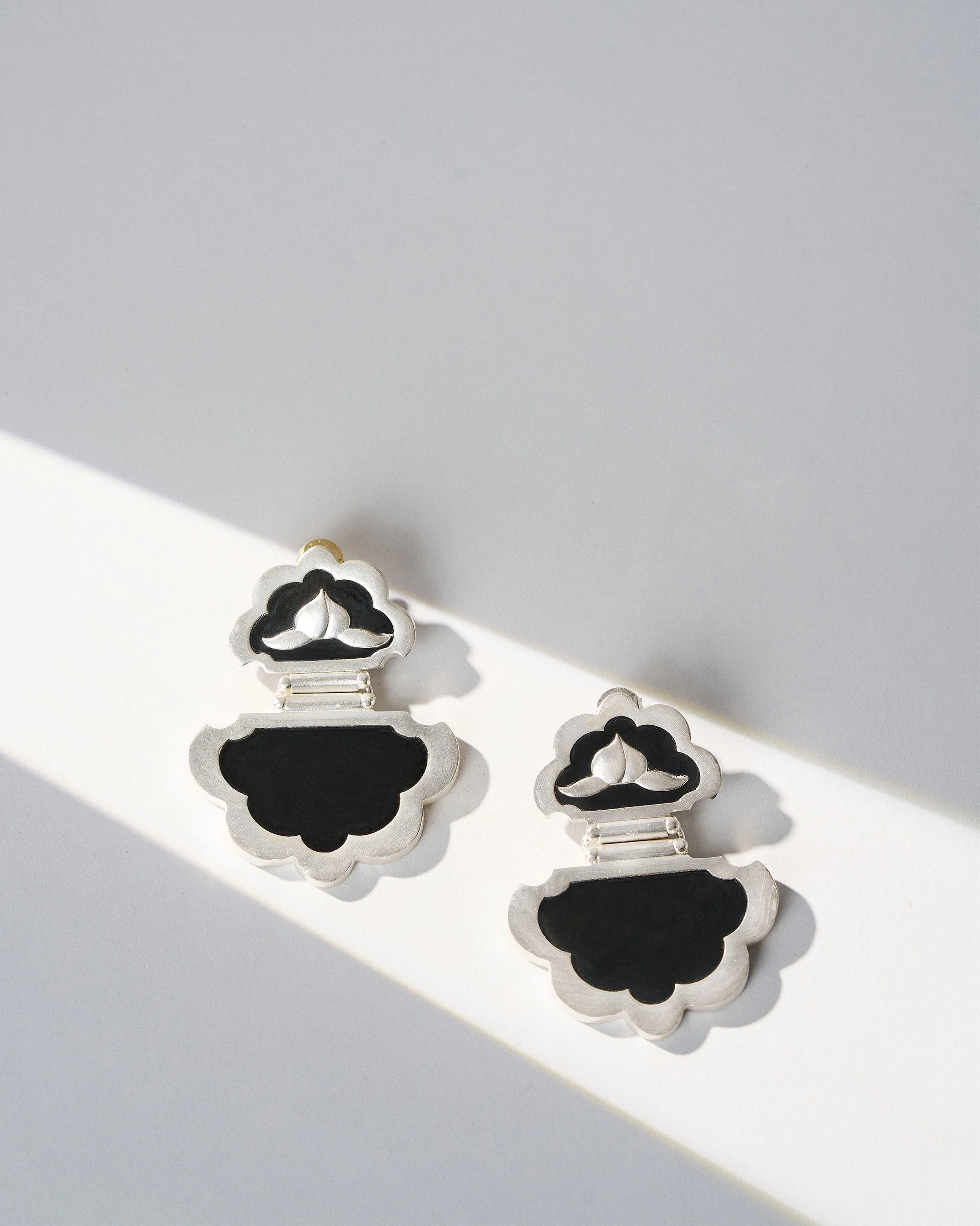 Kamal Earrings - Silver - Image 3