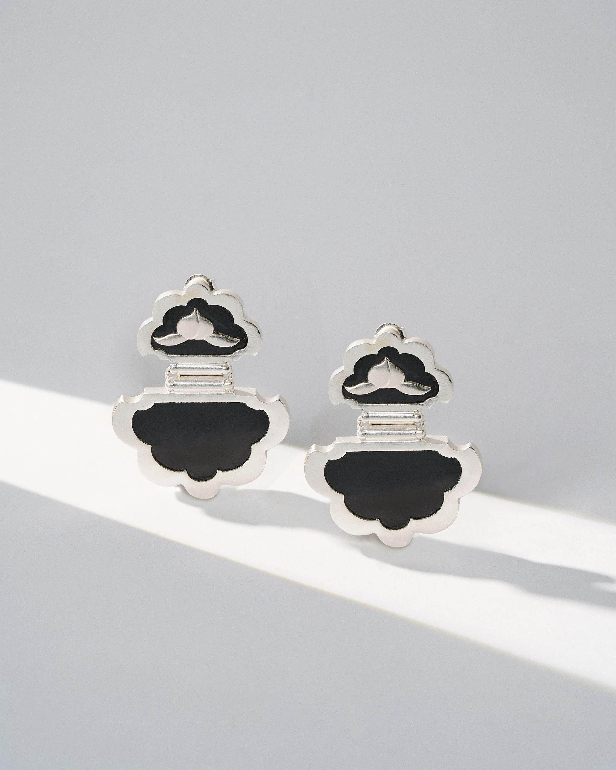 Kamal Earrings - Silver - Image 4