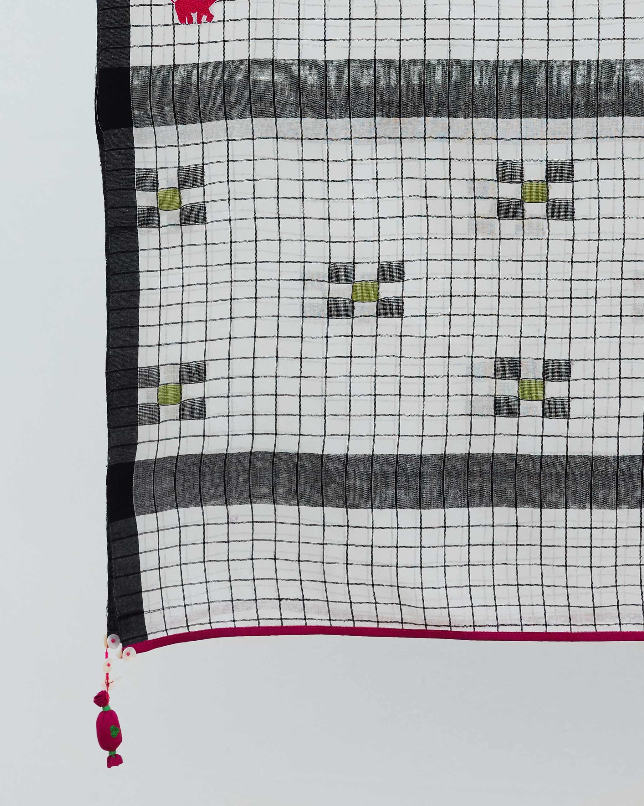 Kandy Scarf - Black & White - Image 2
