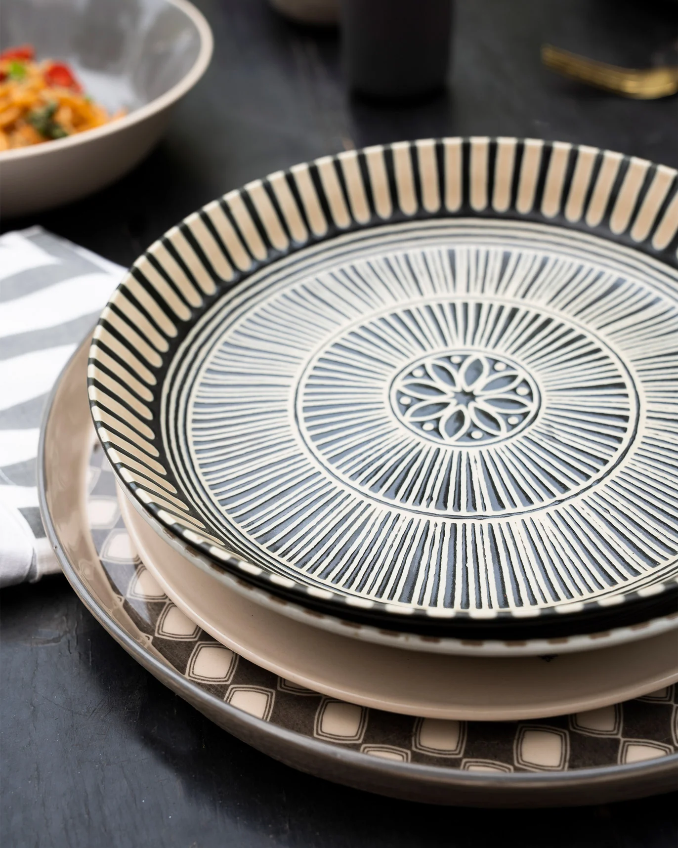 Kangra Pasta Bowls (Set of 5) - Image 4