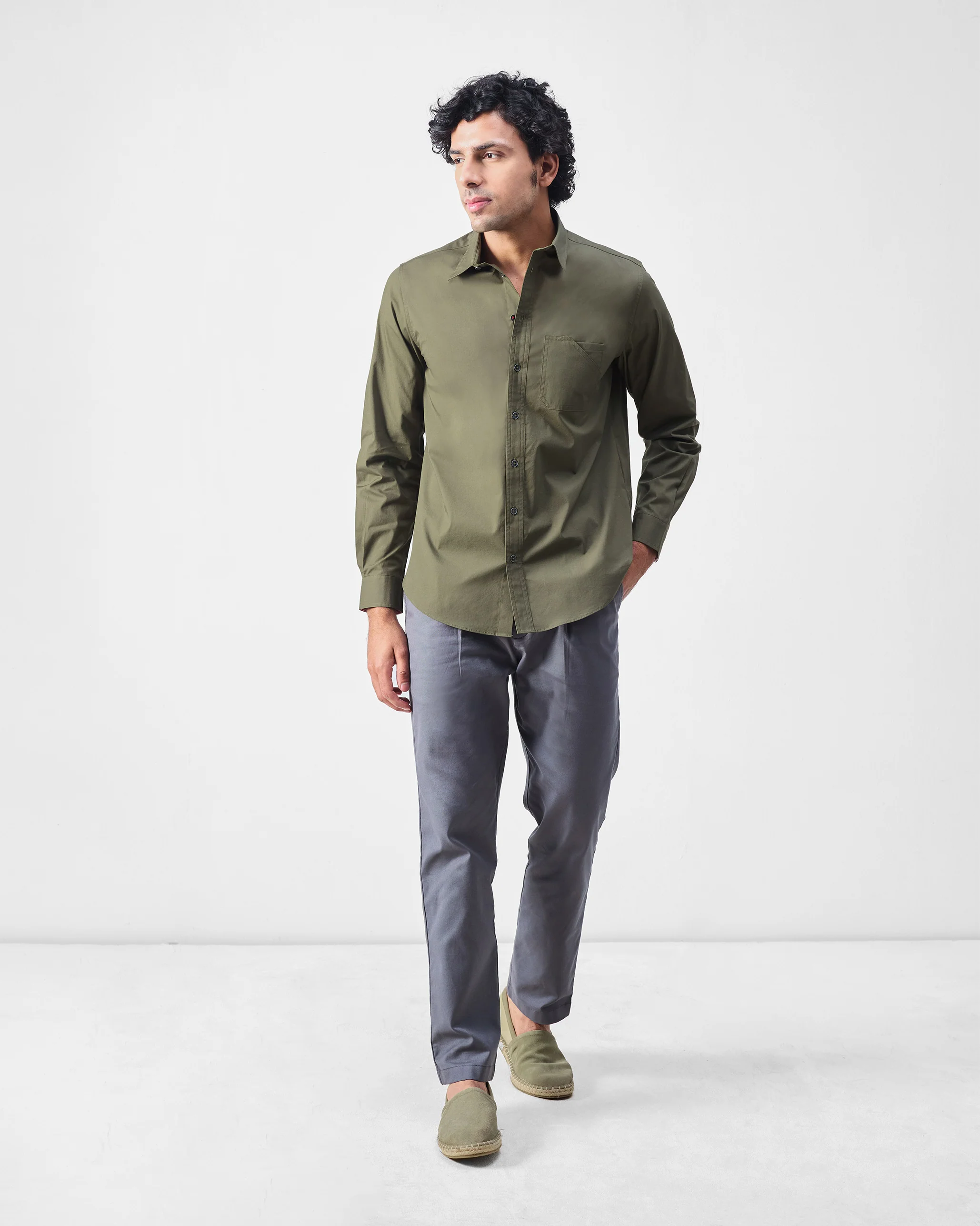 Kayobi Shirt - Olive - Image 4