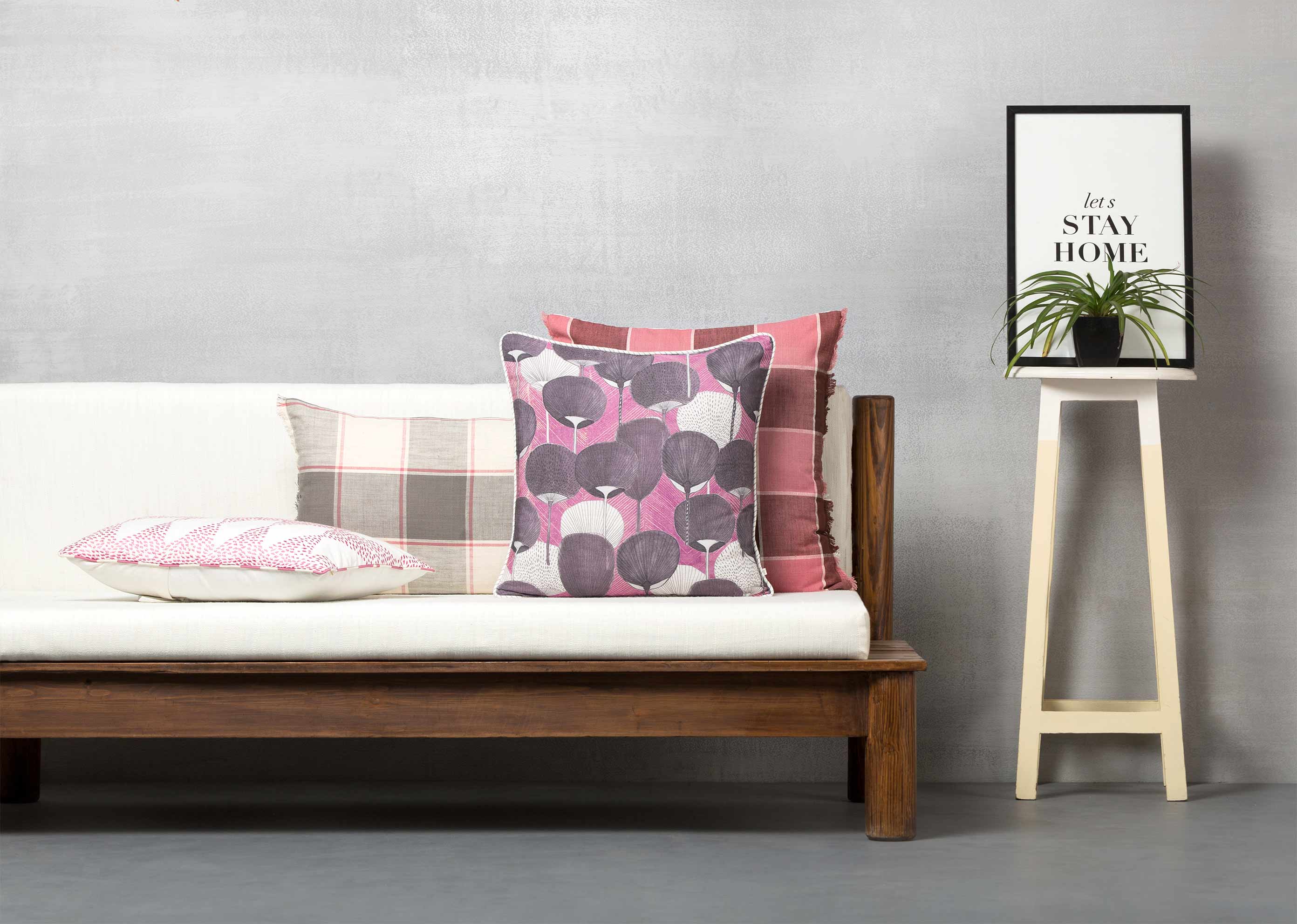 Kaze Cushion Cover - Pink - Image 3