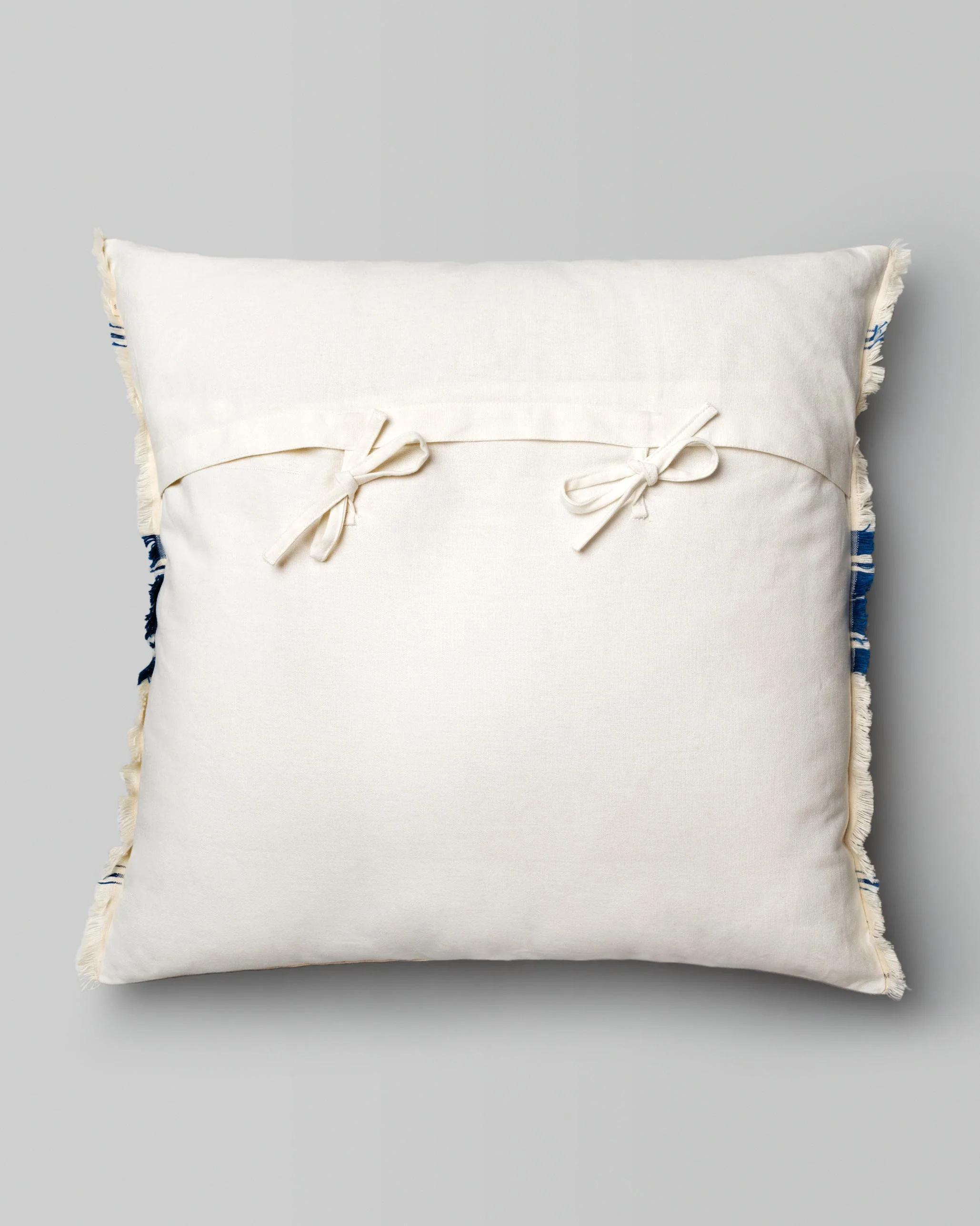 Kemuri French Stripe Cushion Cover - Blue - Image 2