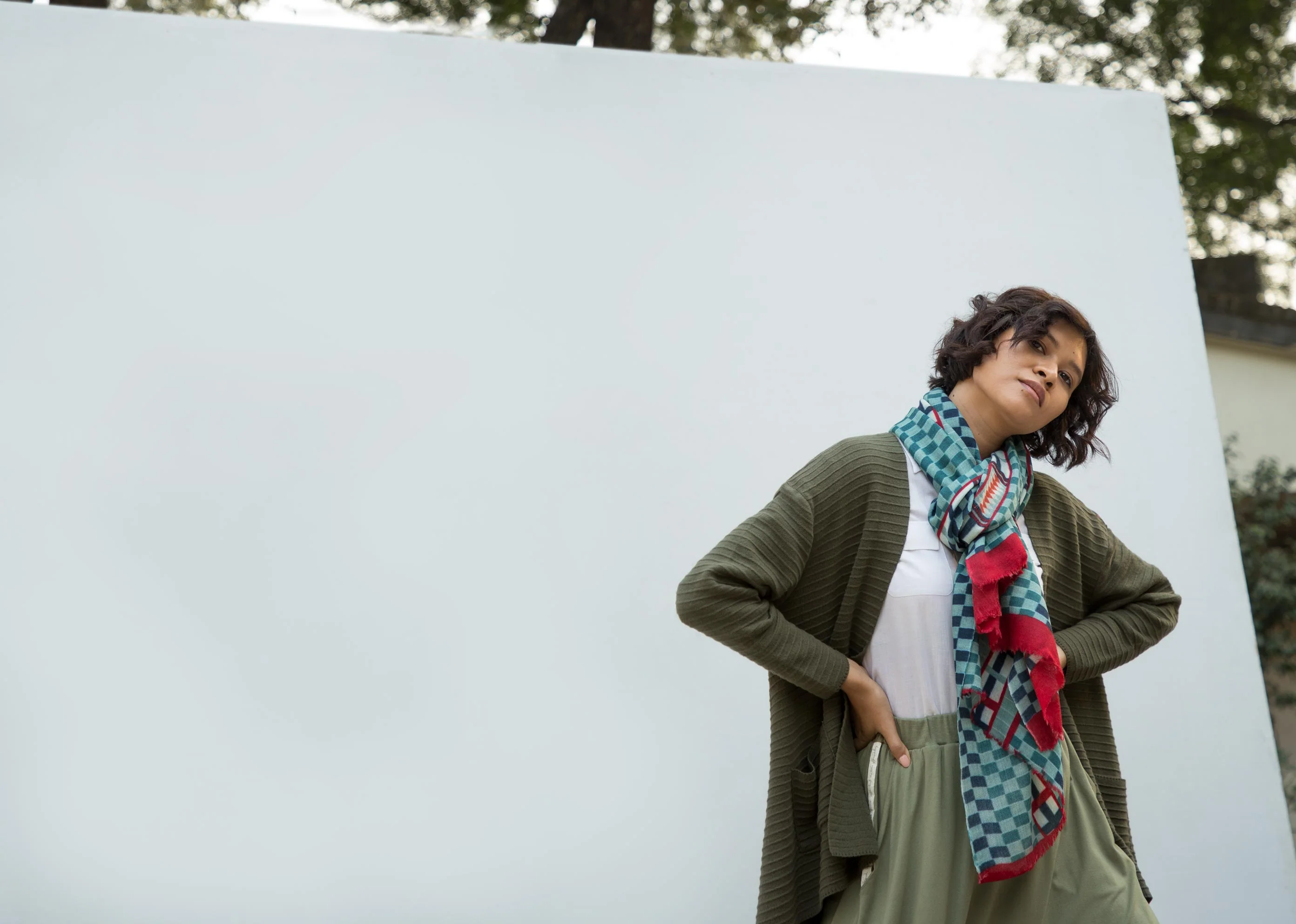 Kente Stripe Scarf - Image 3