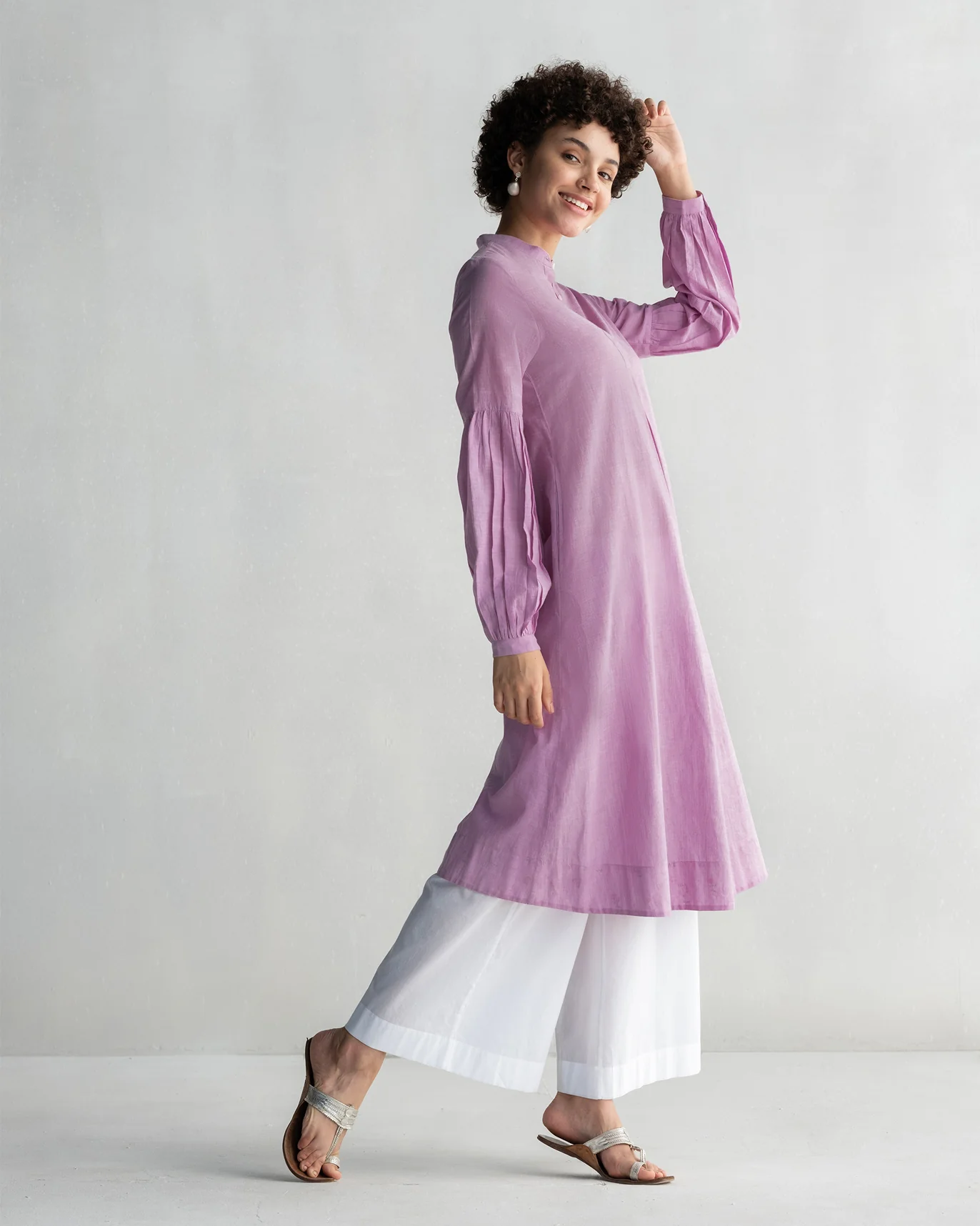 Kep Kurta - Lilac - Image 3