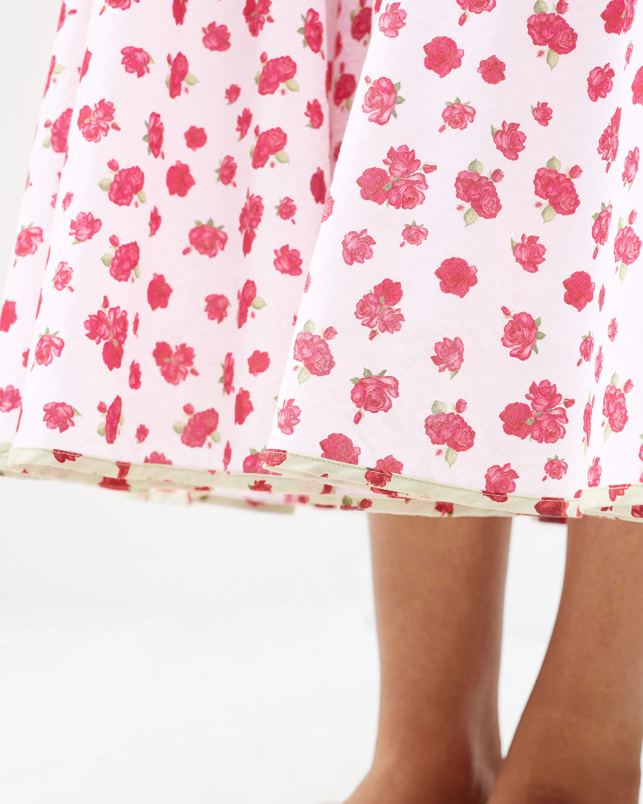 Kimsuka Dress - White & Watermelon Print - Image 5