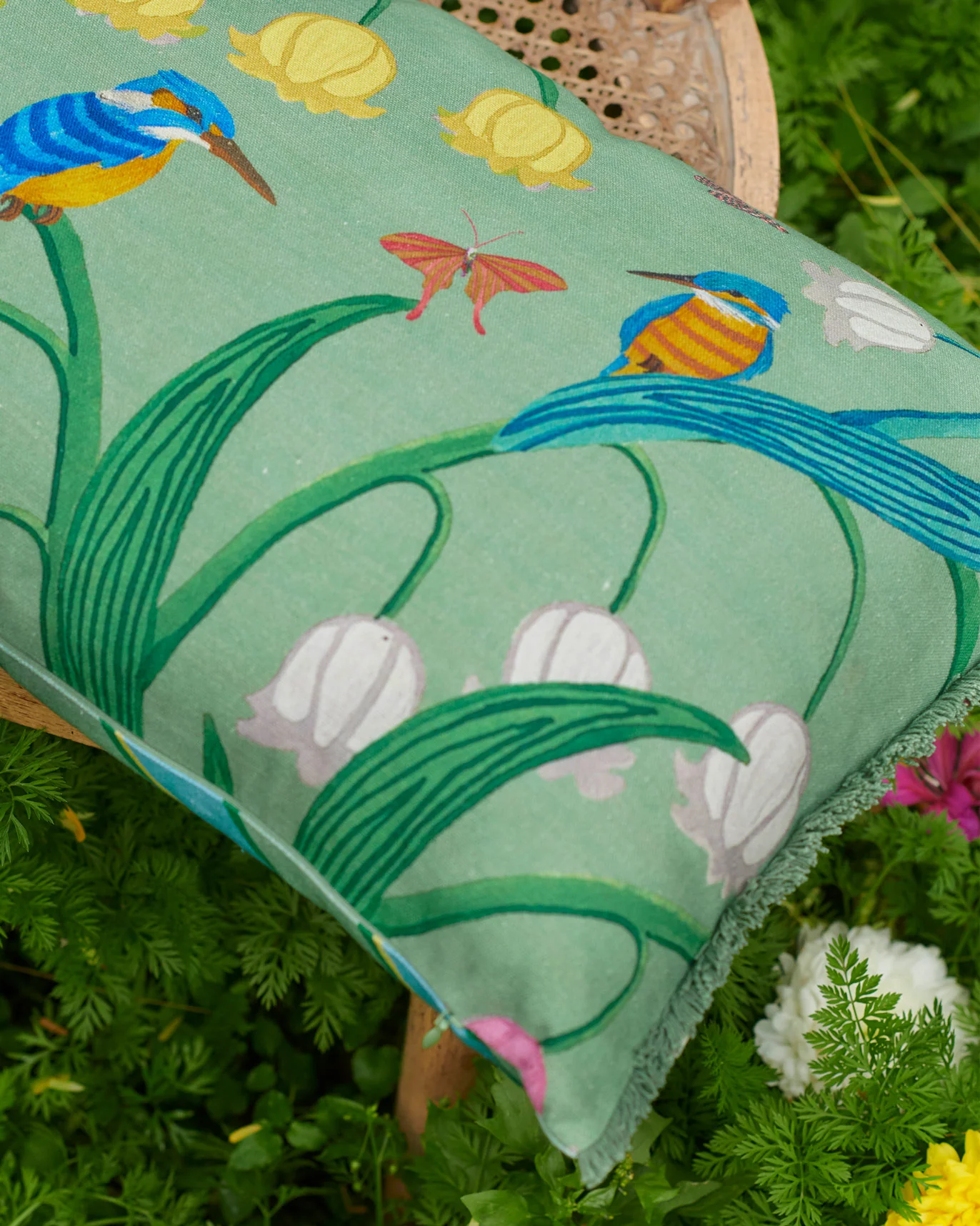 Kingfisher Cushion Cover - Image 2