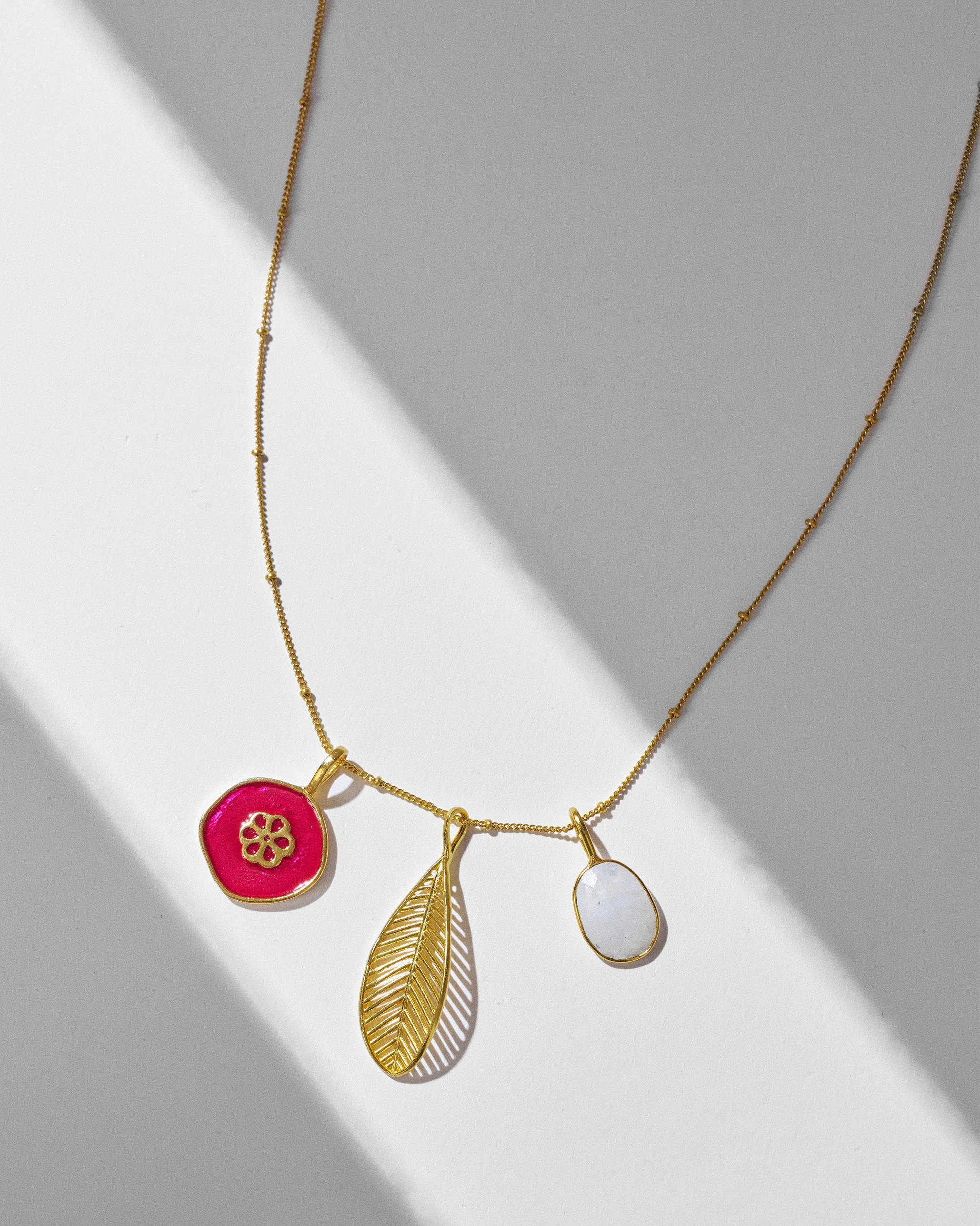 Kinship Necklace - Pink - Image 2