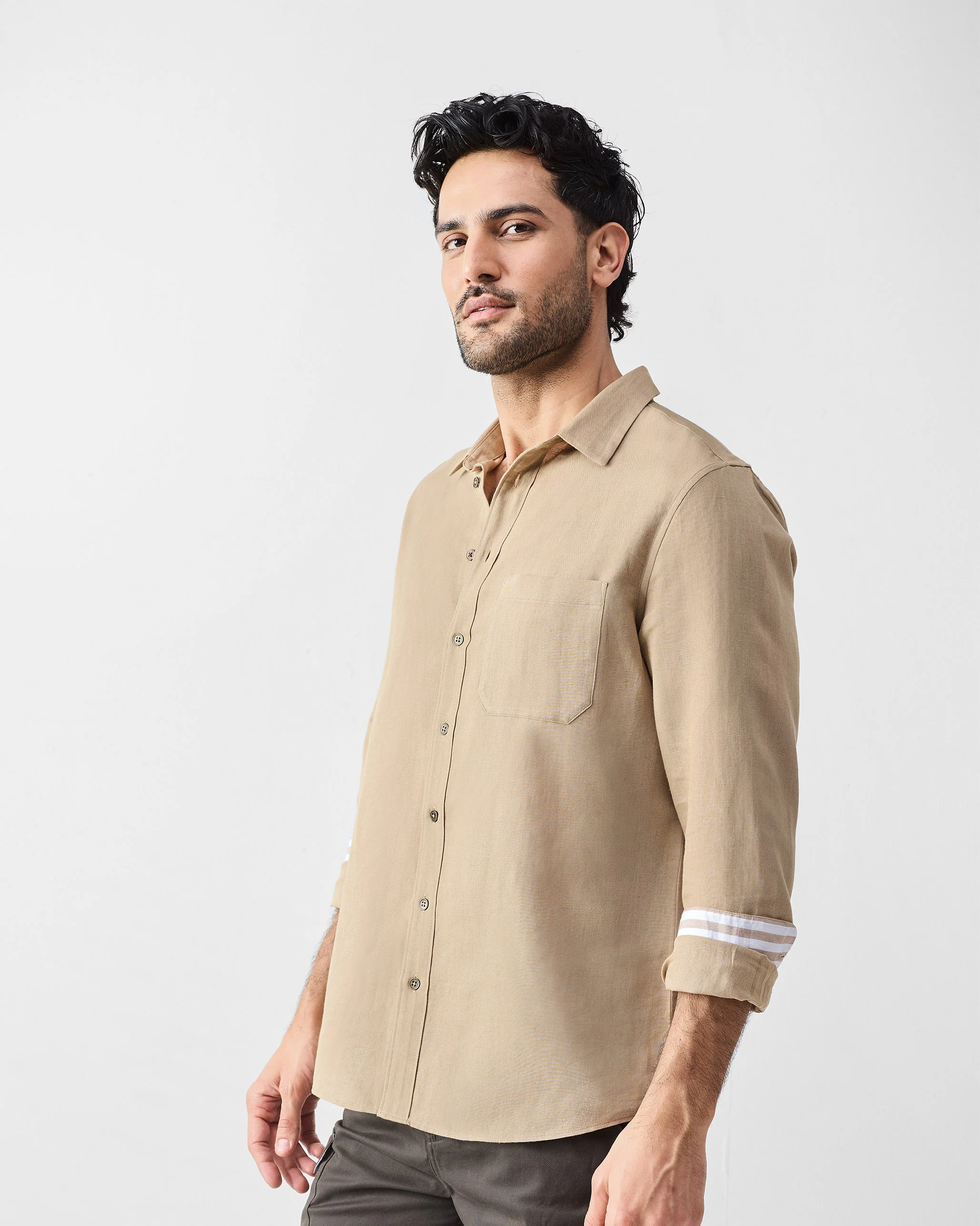 Kipling Shirt - Khaki - Image 3