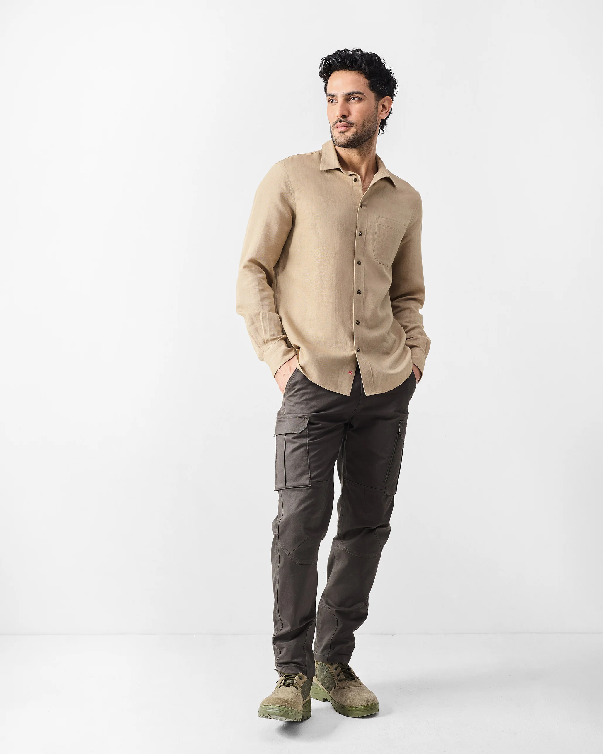 Kipling Shirt - Khaki - Image 6