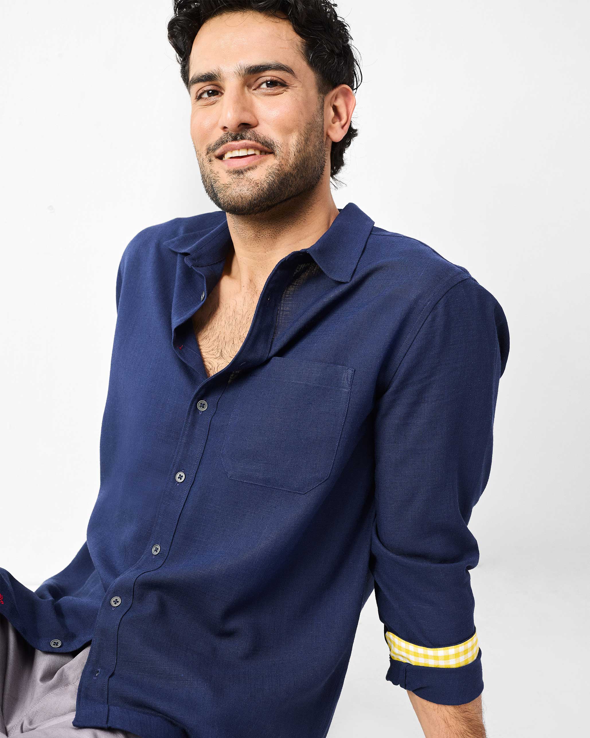 Kipling Shirt - Navy - Image 6
