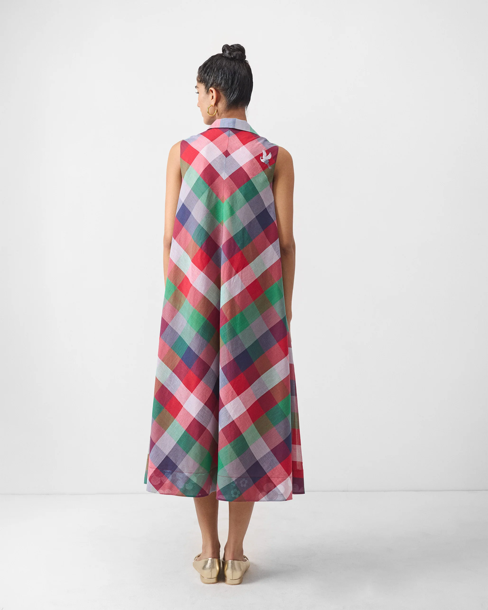 Kirei Dress - Multicolor Checks - Image 2