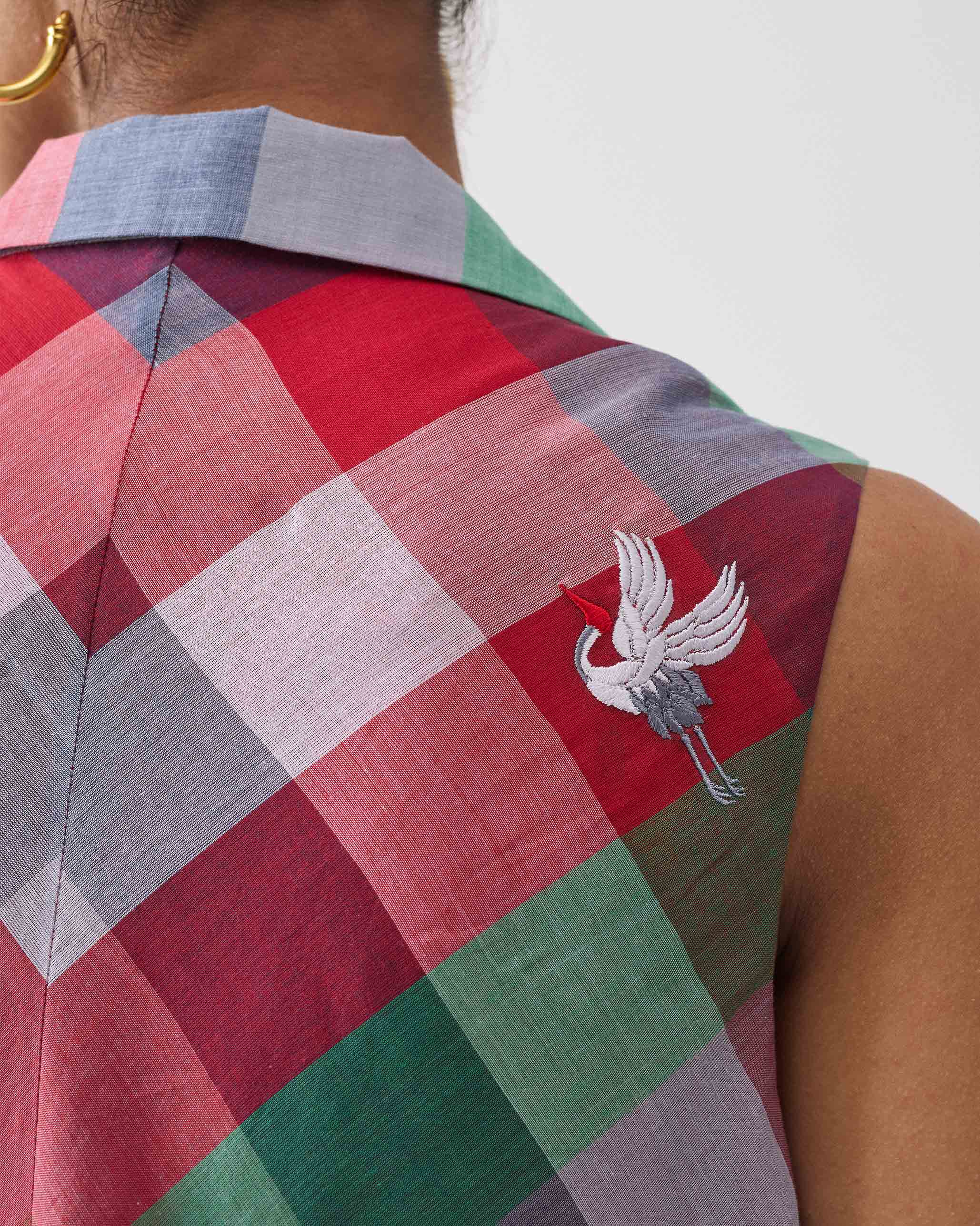 Kirei Dress - Multicolor Checks - Image 5