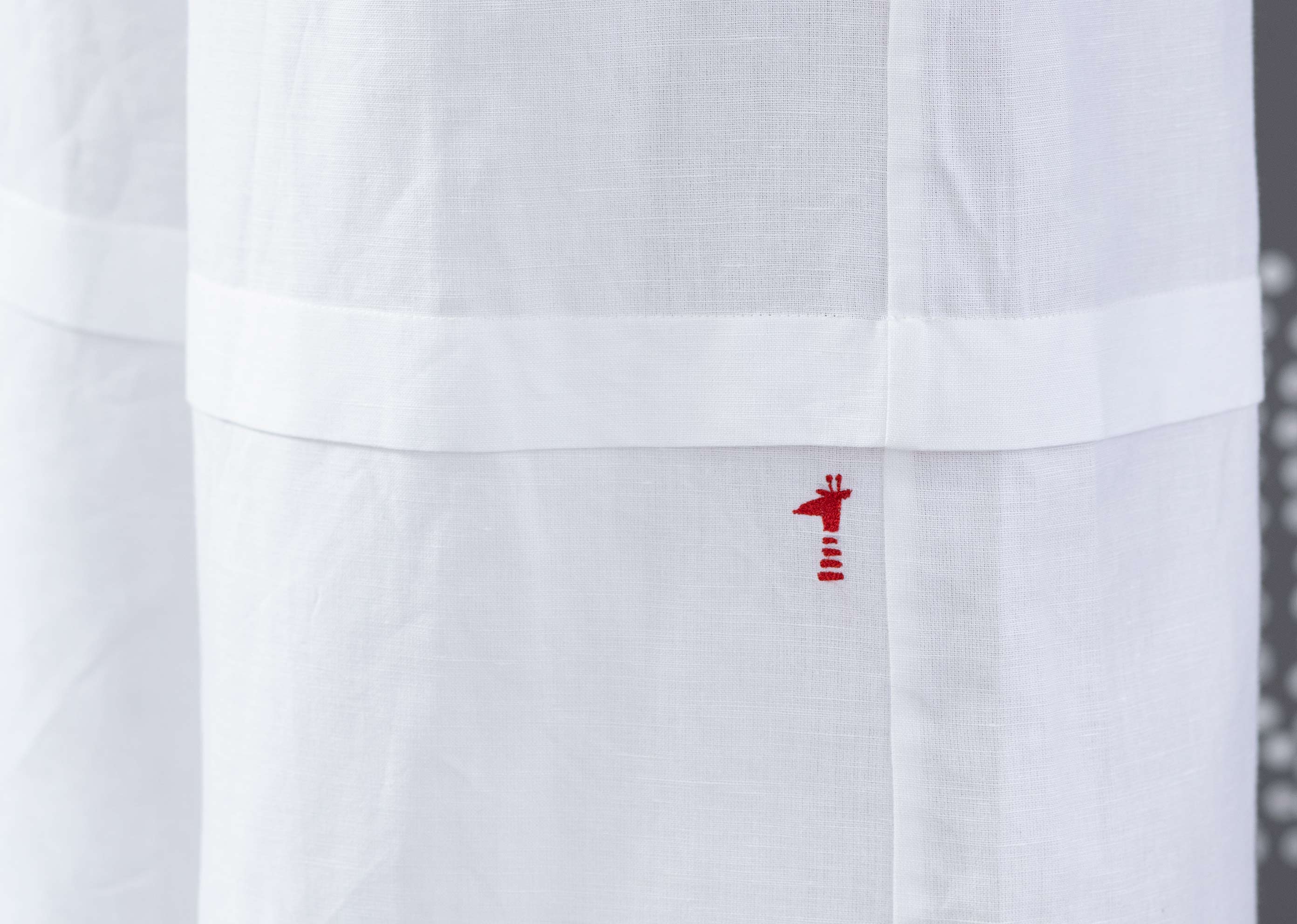 Knee Pleat Pants - White - Image 3