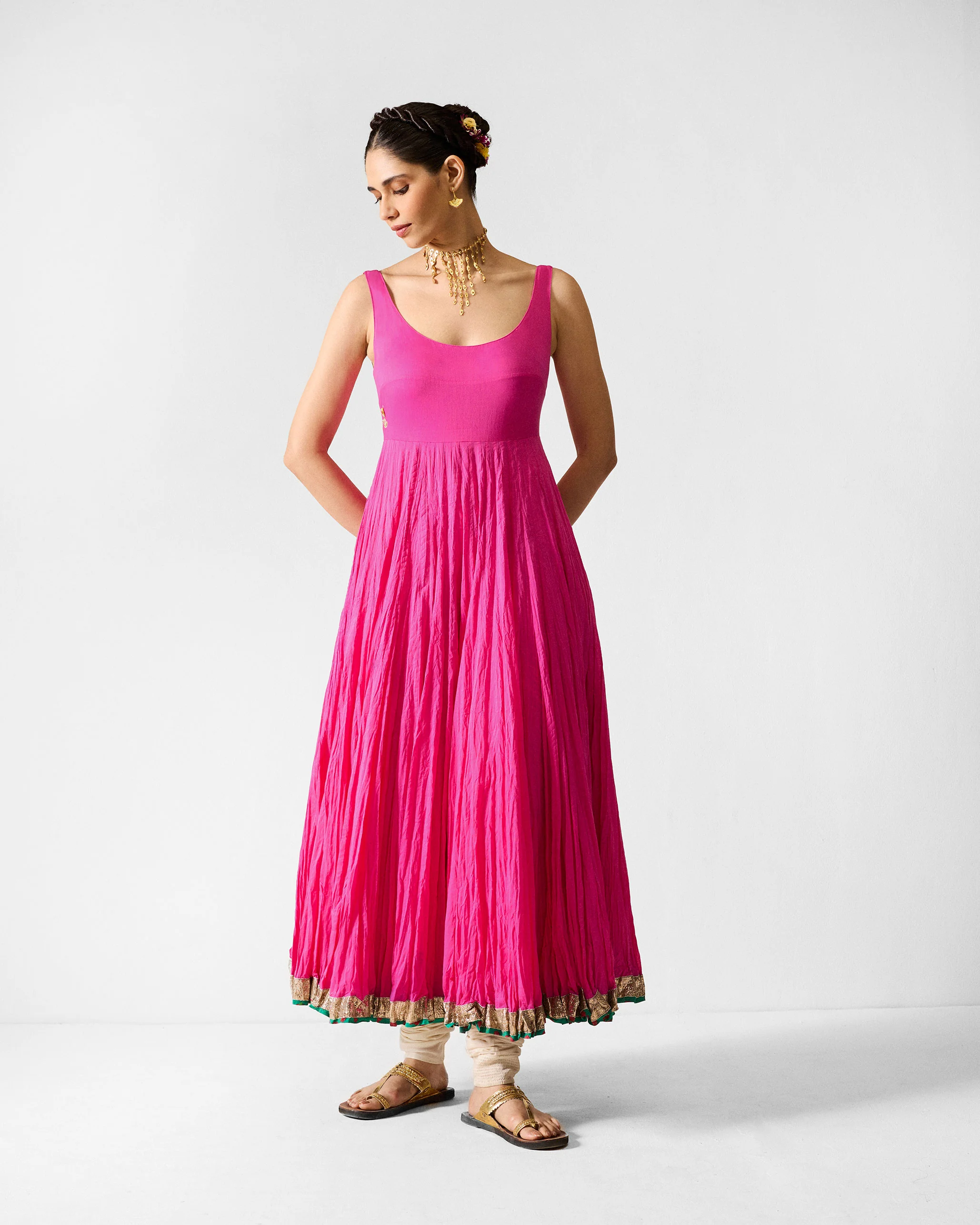 Kochi Kurta - Fuchsia - Image 2