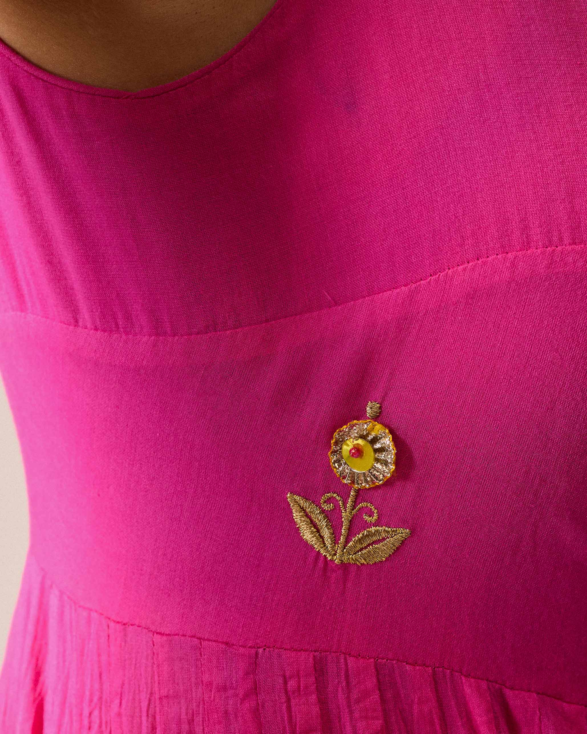 Kochi Kurta - Fuchsia - Image 5
