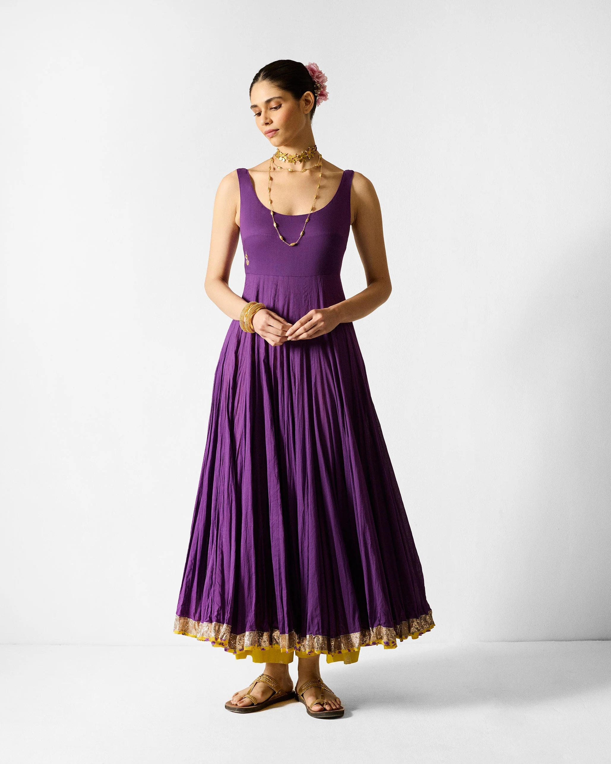 Kochi Kurta - Purple - Image 2