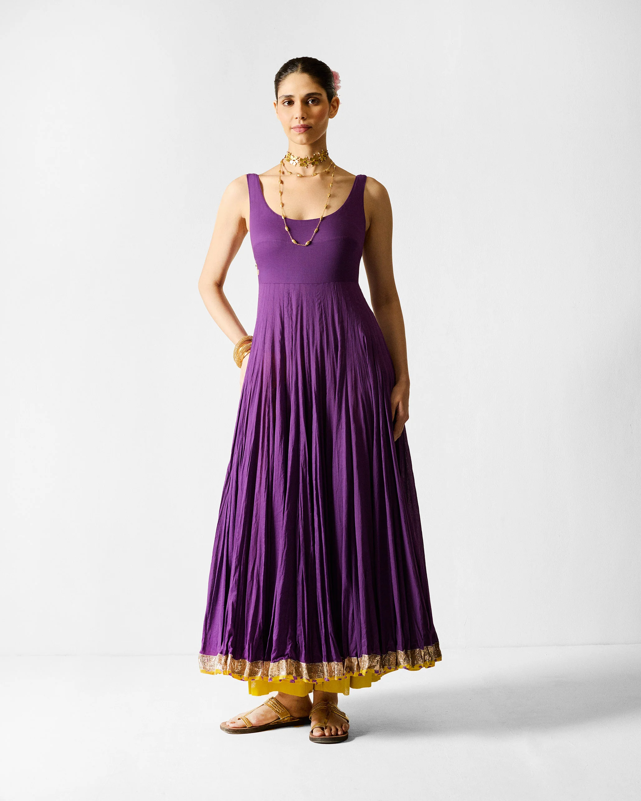 Kochi Kurta - Purple - Image 8