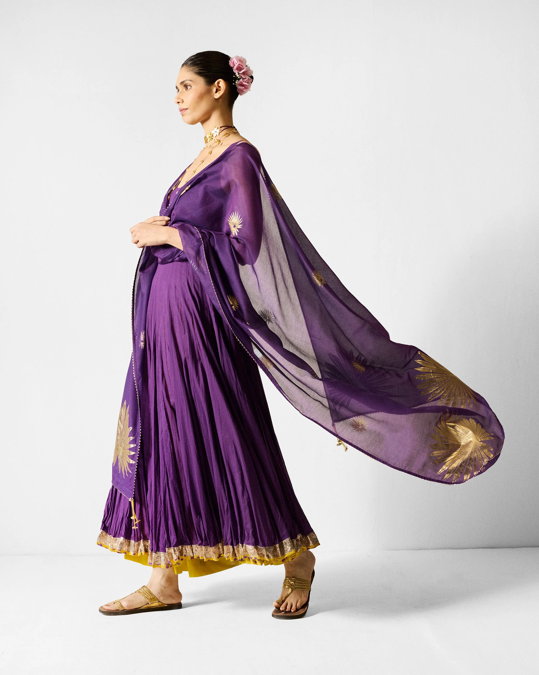 Kochi Kurta - Purple - Image 9