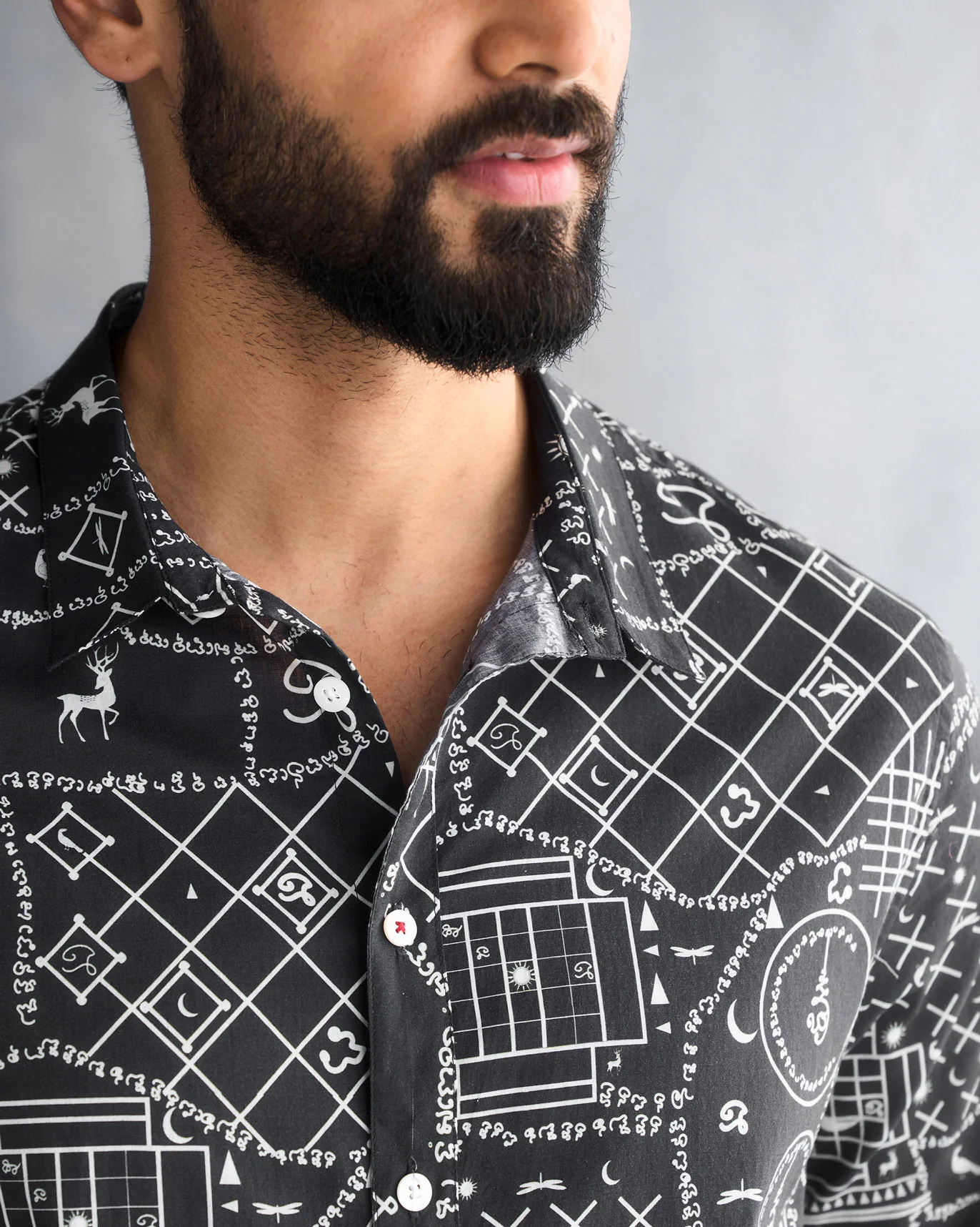 Kochi Shirt - Black & White - Image 3
