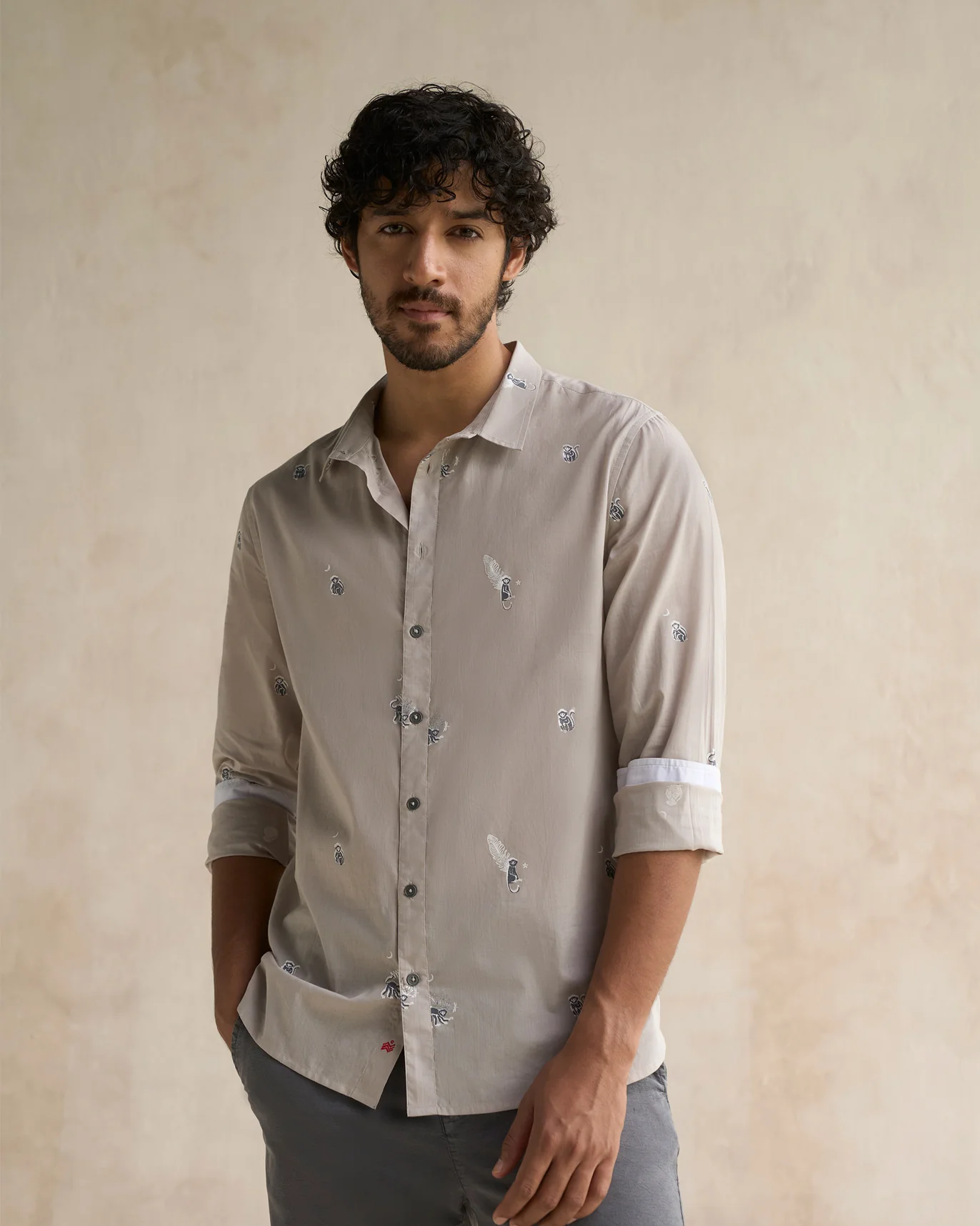 Kochi Shirt - Grey - Image 8