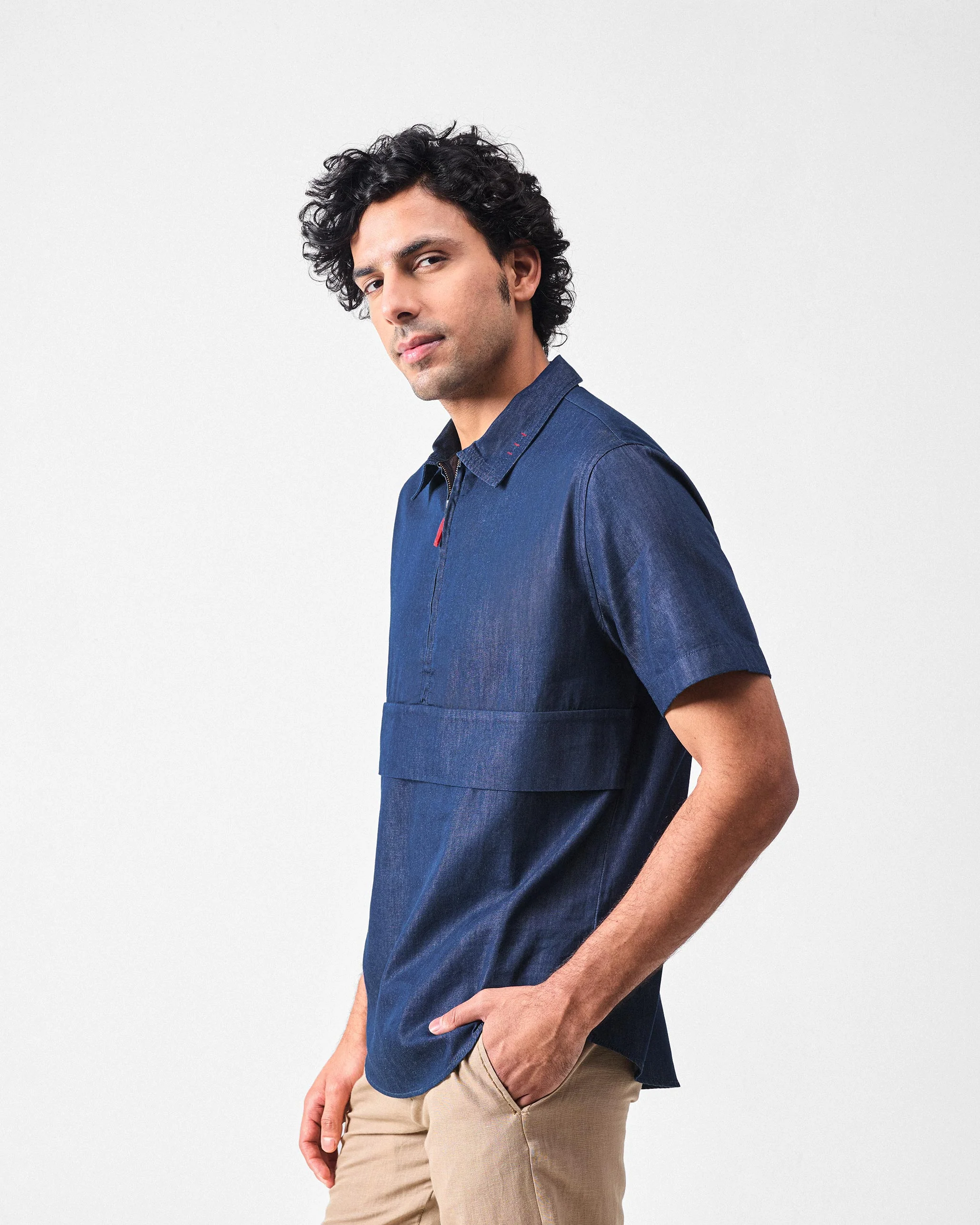 Konbini Shirt - Denim - Image 3