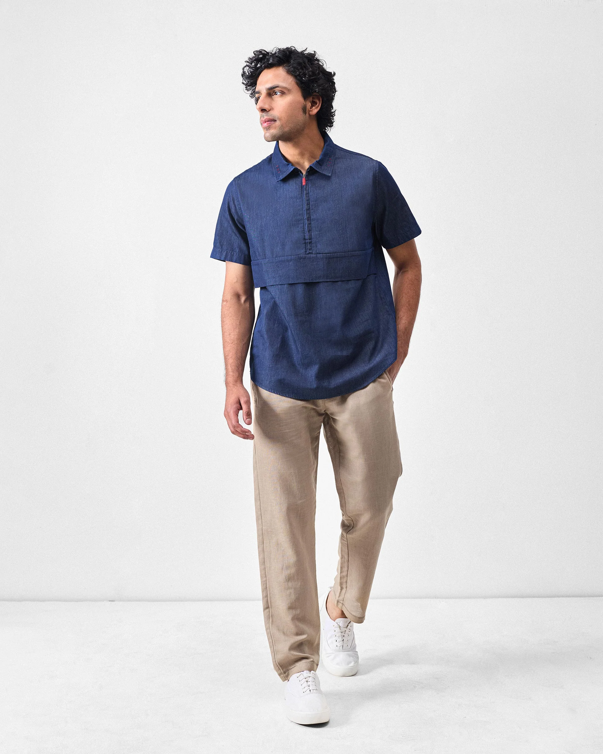 Konbini Shirt - Denim - Image 5