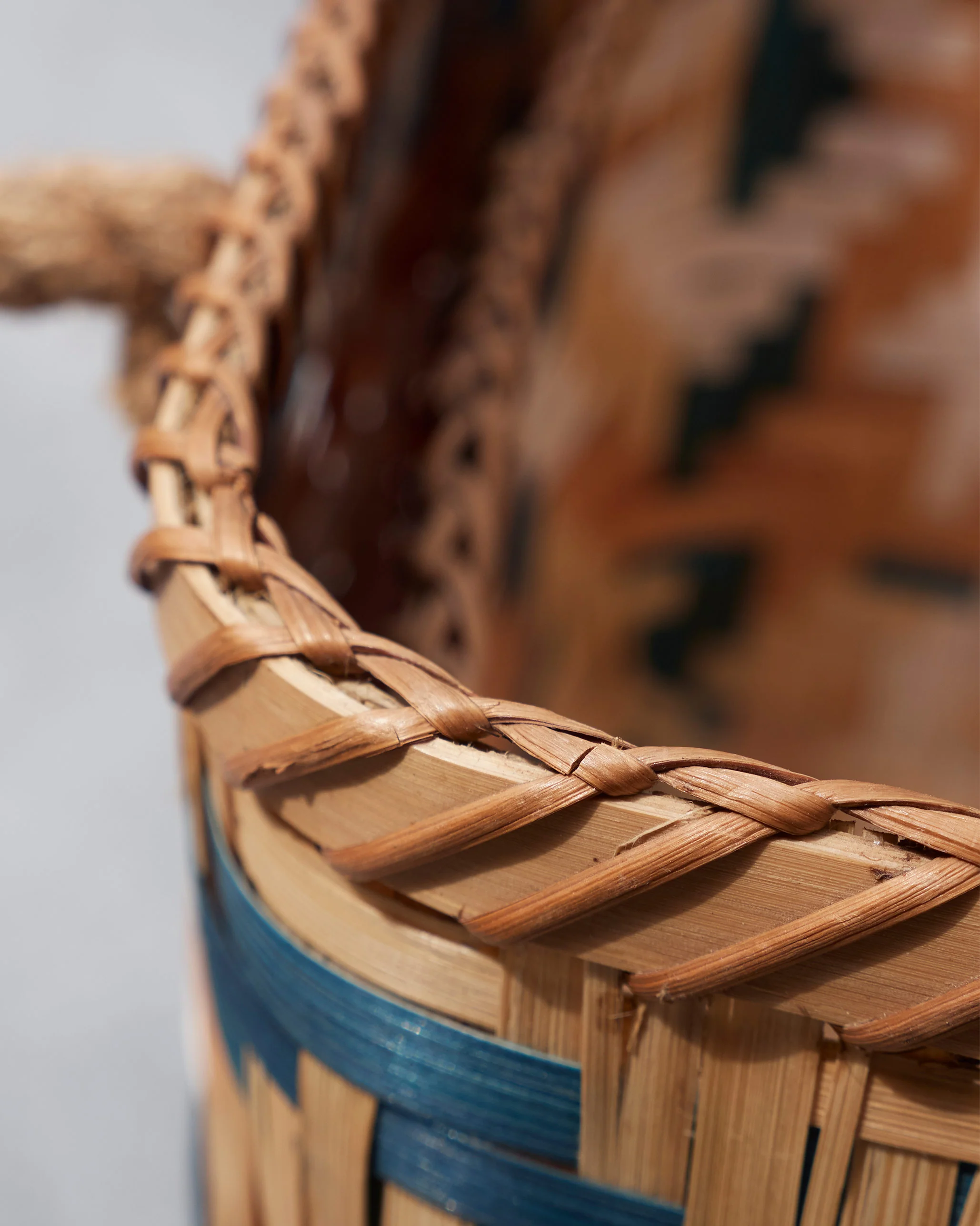 Kuba Bamboo Baskets (Set of 3) - Image 2