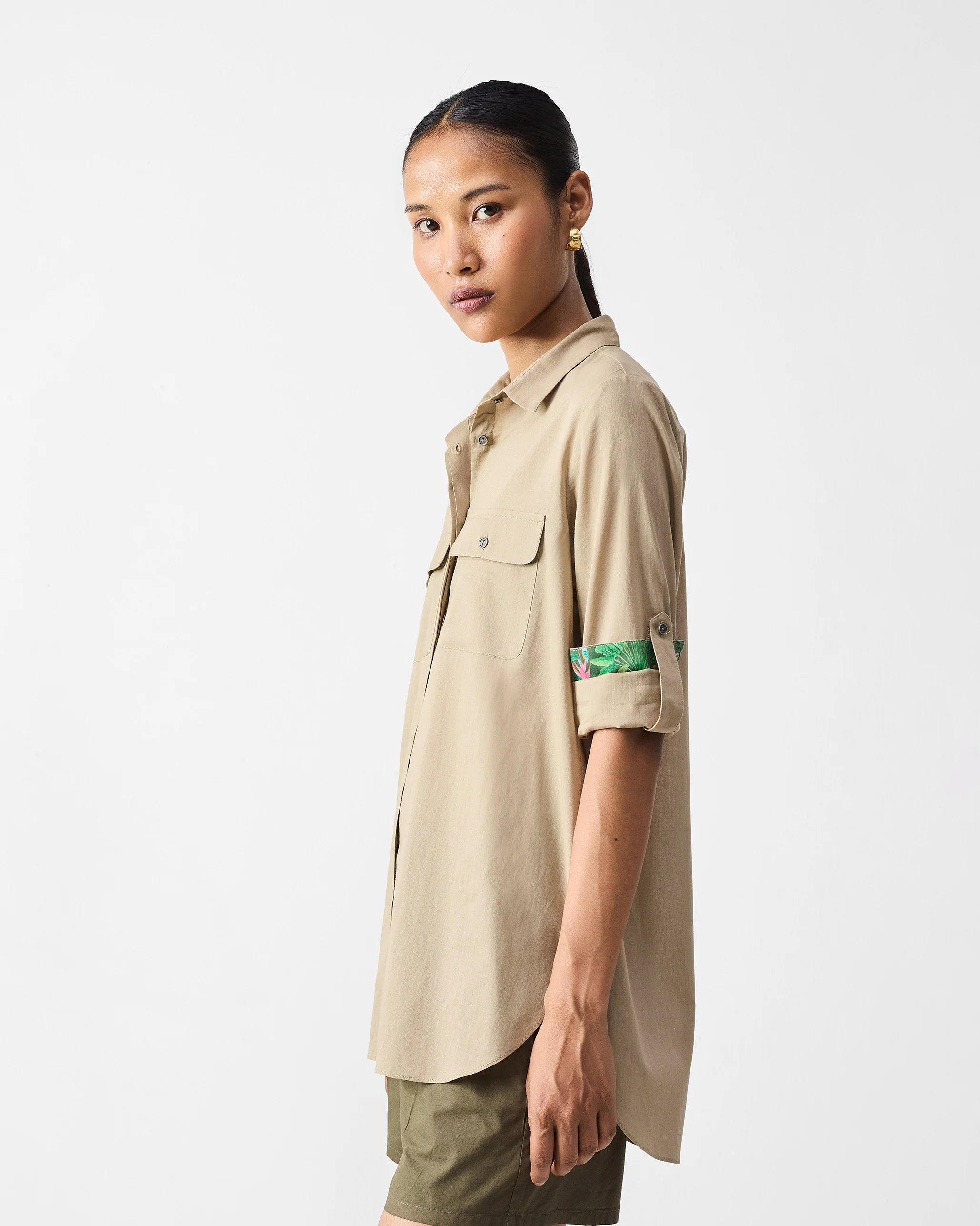Kumaon Shirt - Khaki - Image 3