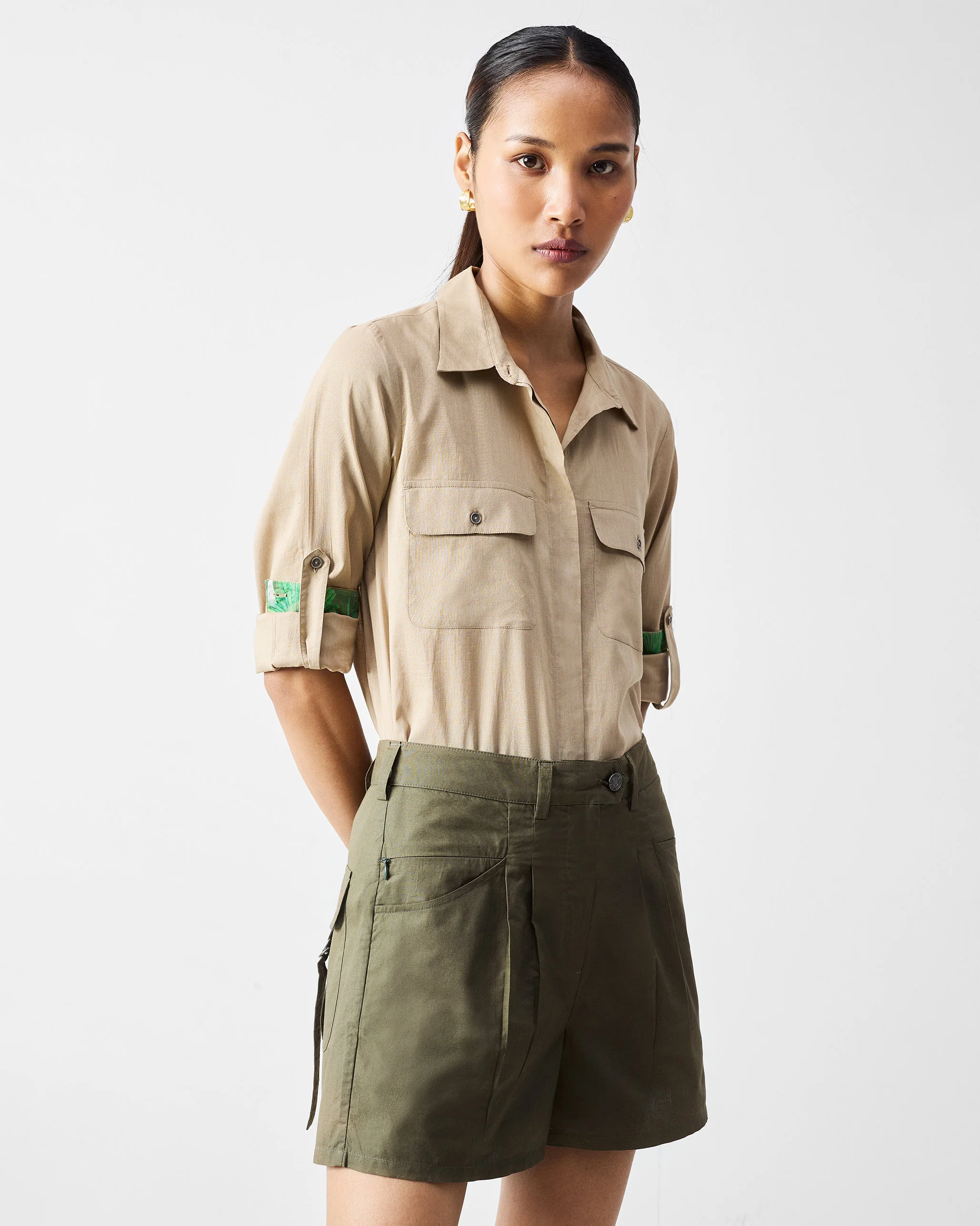 Kumaon Shirt - Khaki - Image 6