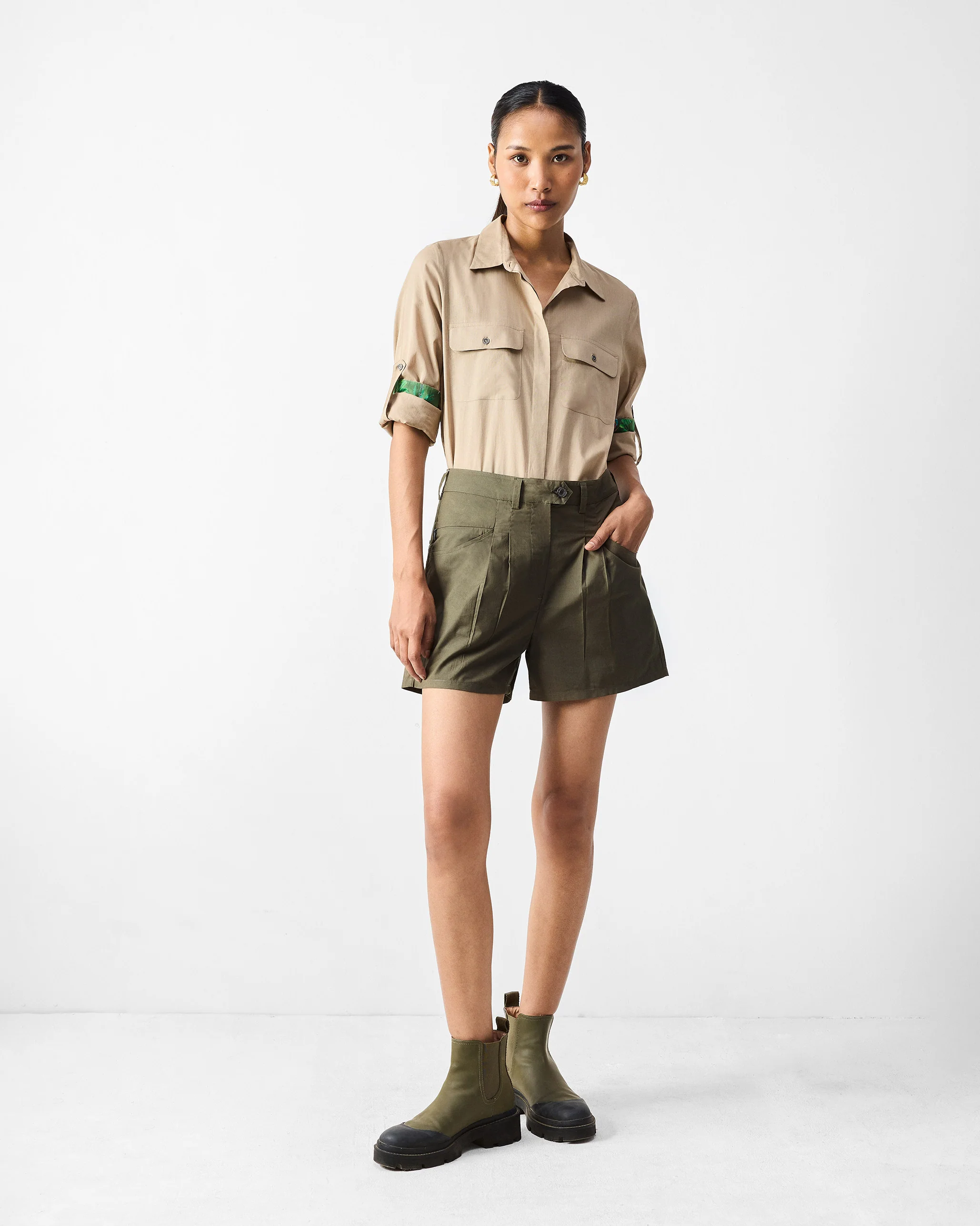 Kumaon Shirt - Khaki - Image 7