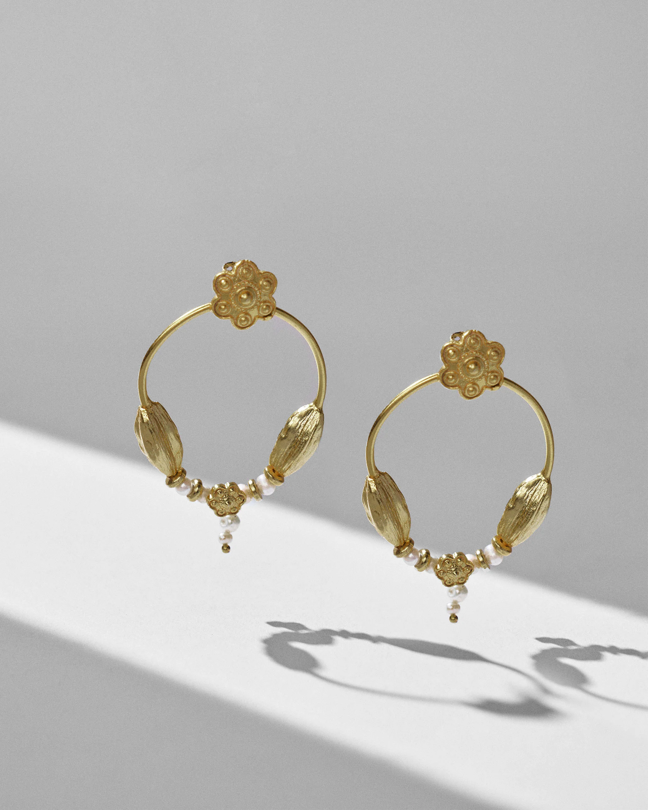 Kumud Studs - Gold - Image 4