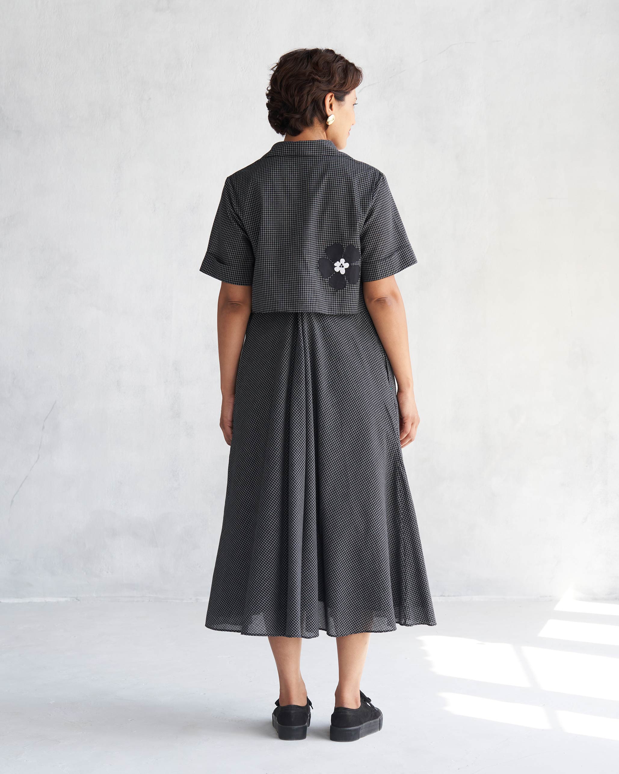 Kuro Shirt Dress - Black - Image 4