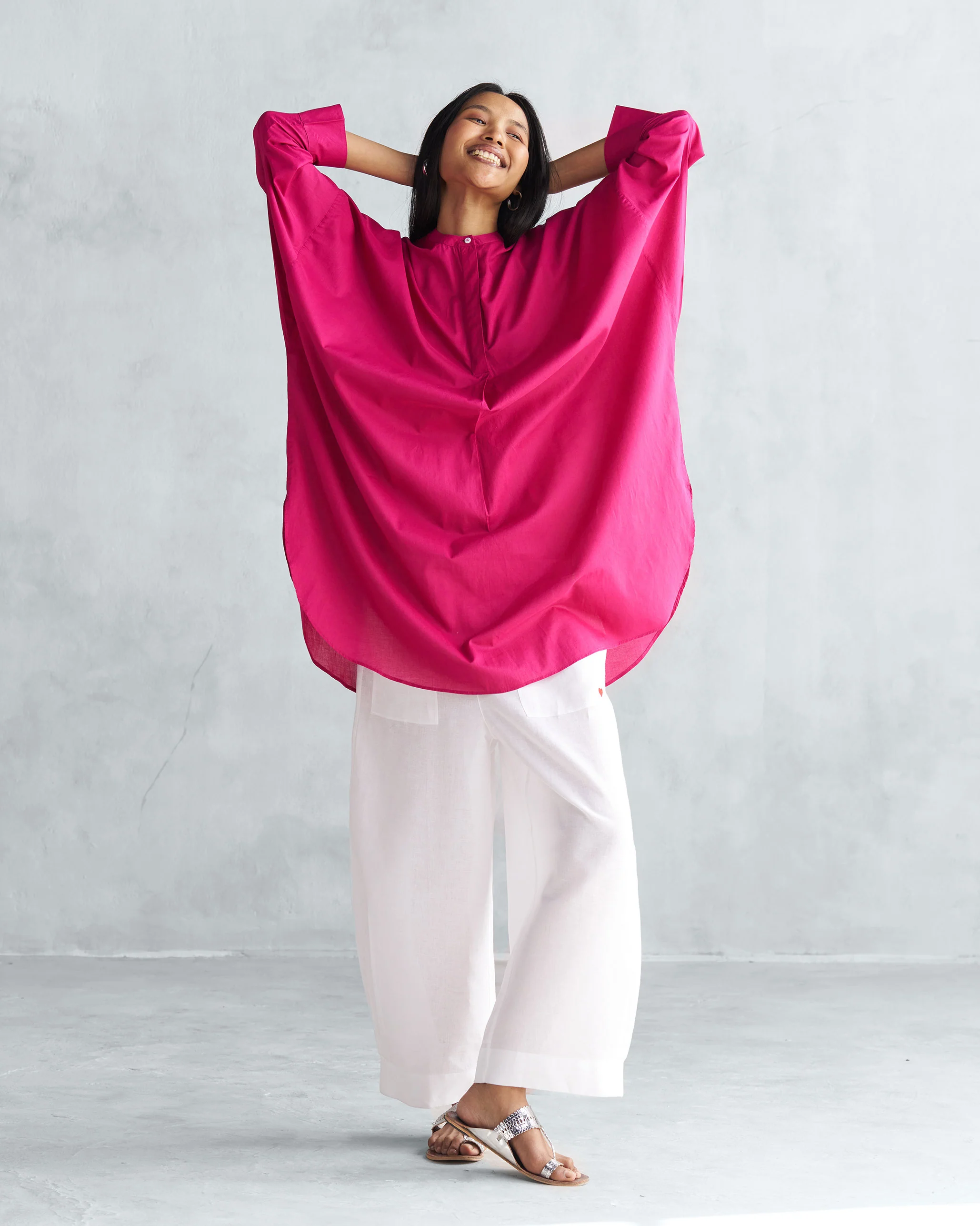 Lazy Sunday Tunic - Berry - Image 3