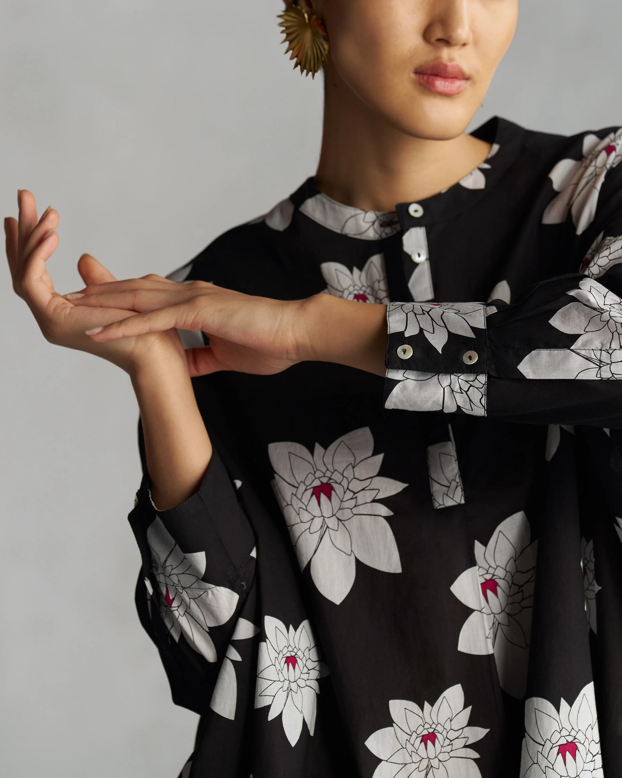 Lazy Sunday Tunic - Black - Image 2