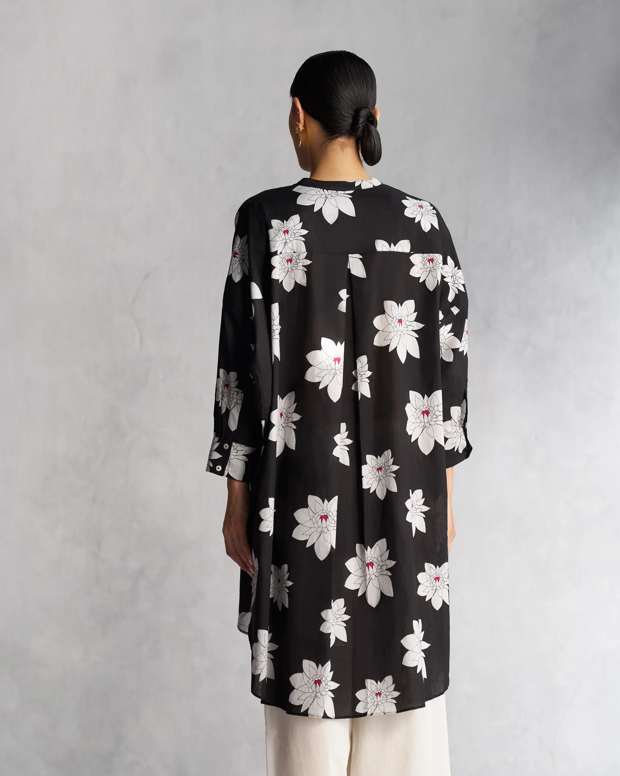Lazy Sunday Tunic - Black - Image 4