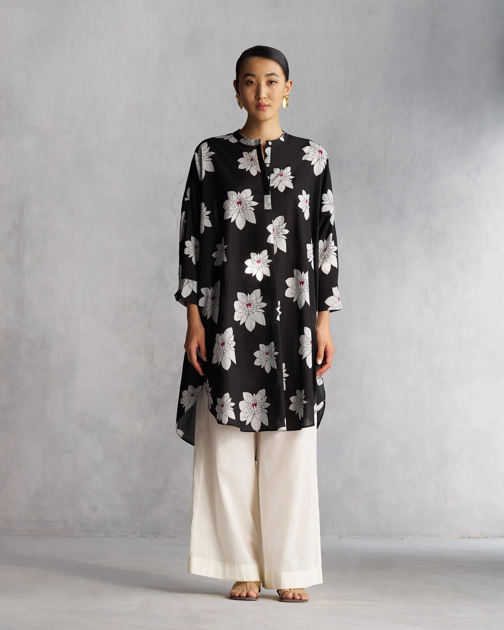 Lazy Sunday Tunic - Black - Image 5