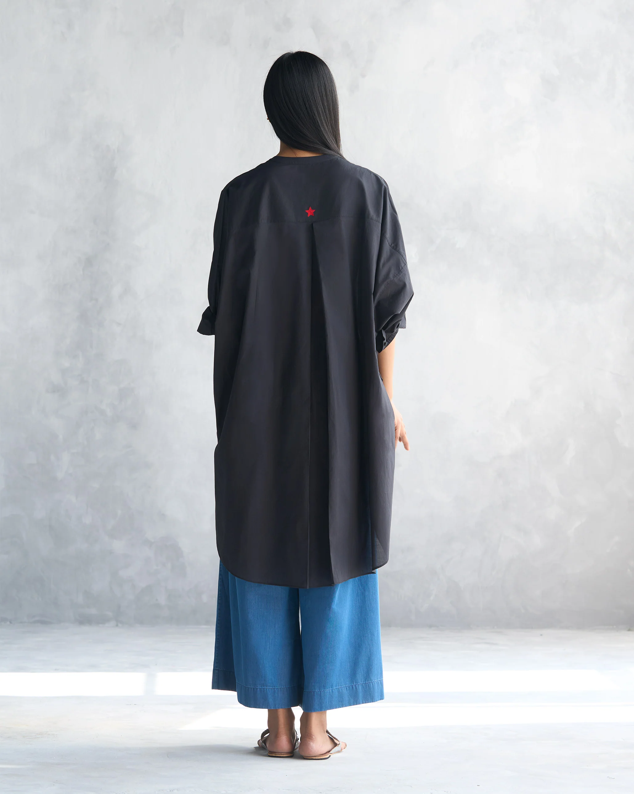 Lazy Sunday Tunic - Black - Image 3