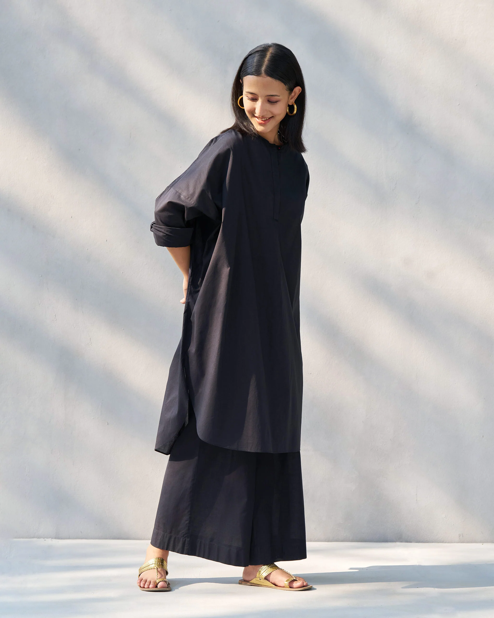Lazy Sunday Tunic - Black - Image 5