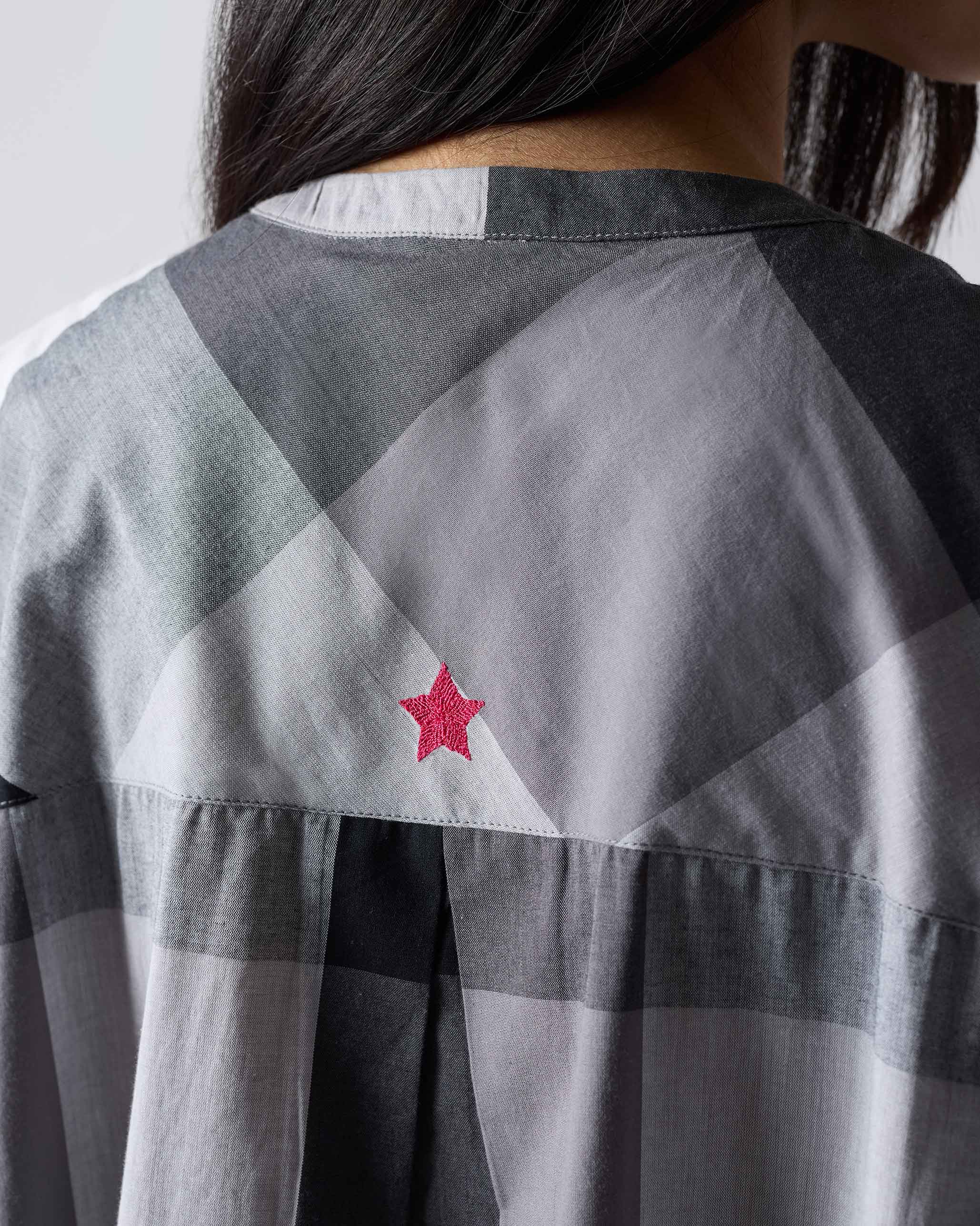 Lazy Sunday Tunic - Black & White Checks - Image 6