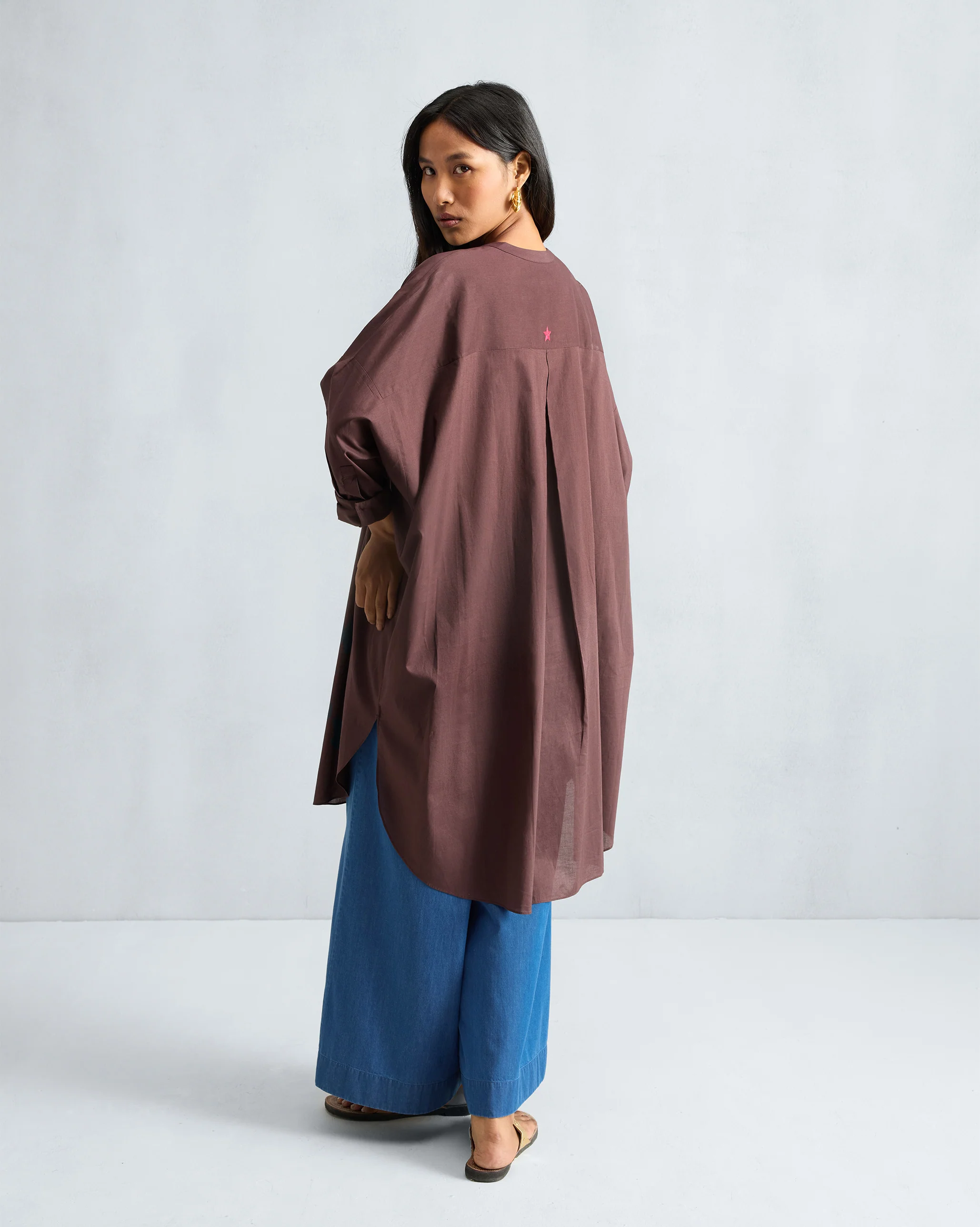 Lazy Sunday Tunic - Chocolate Plum - Image 3