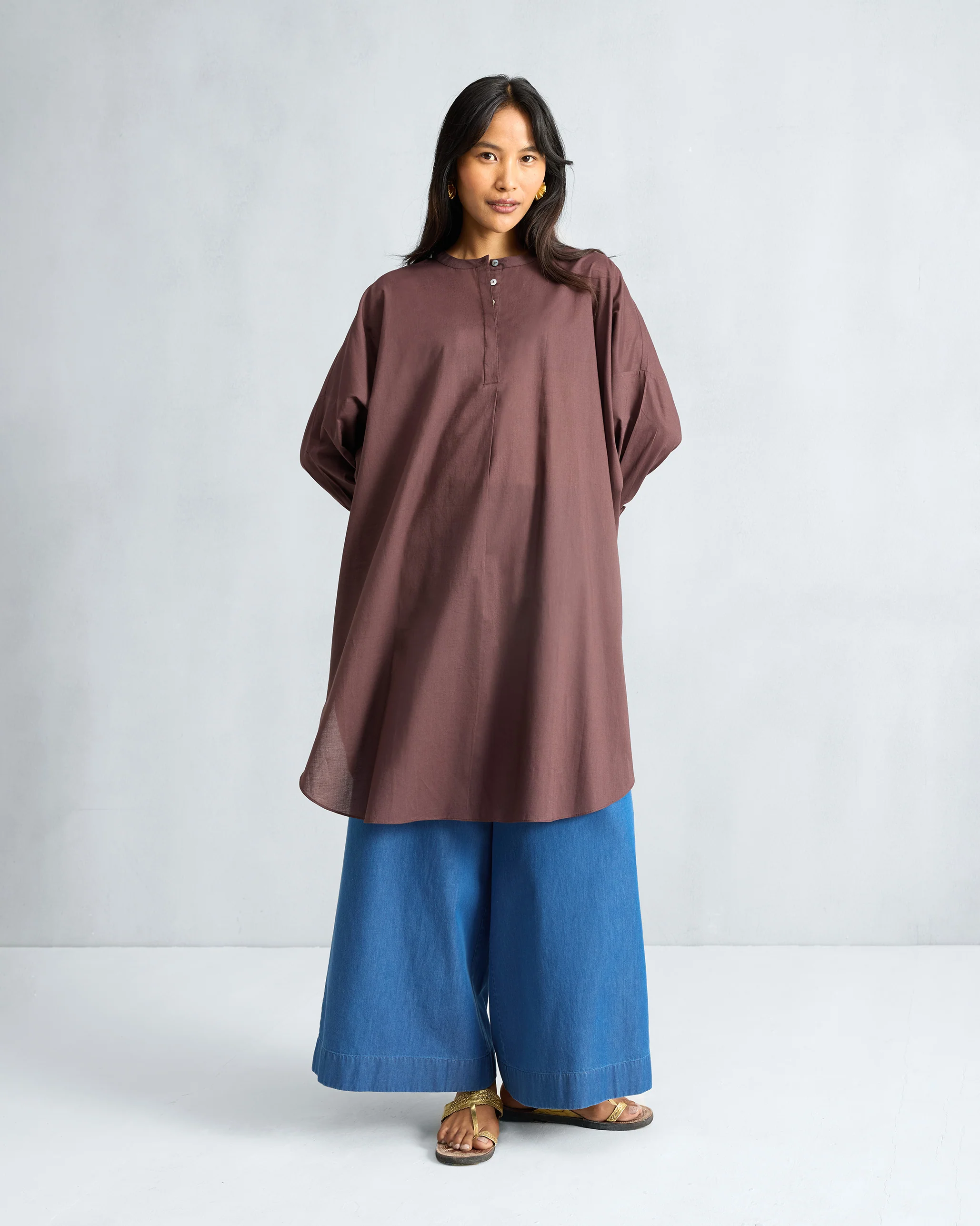 Lazy Sunday Tunic - Chocolate Plum - Image 4